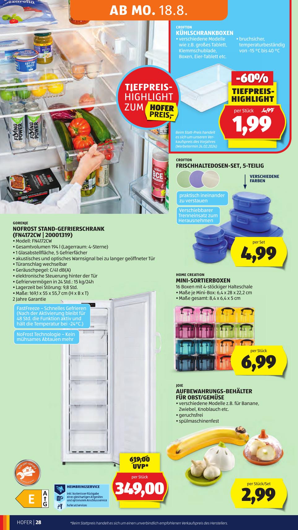 Hofer flyer page