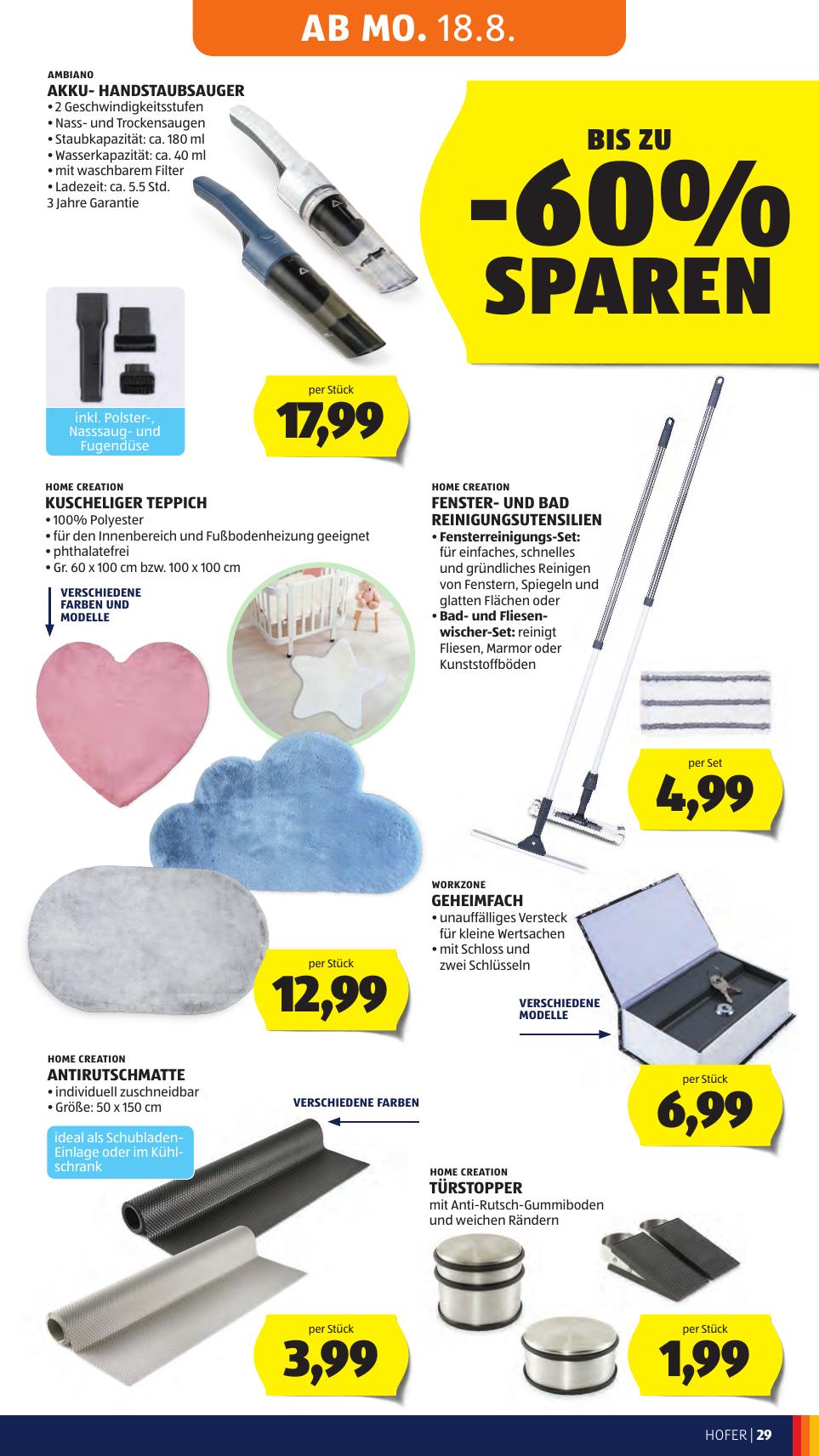 Hofer flyer page