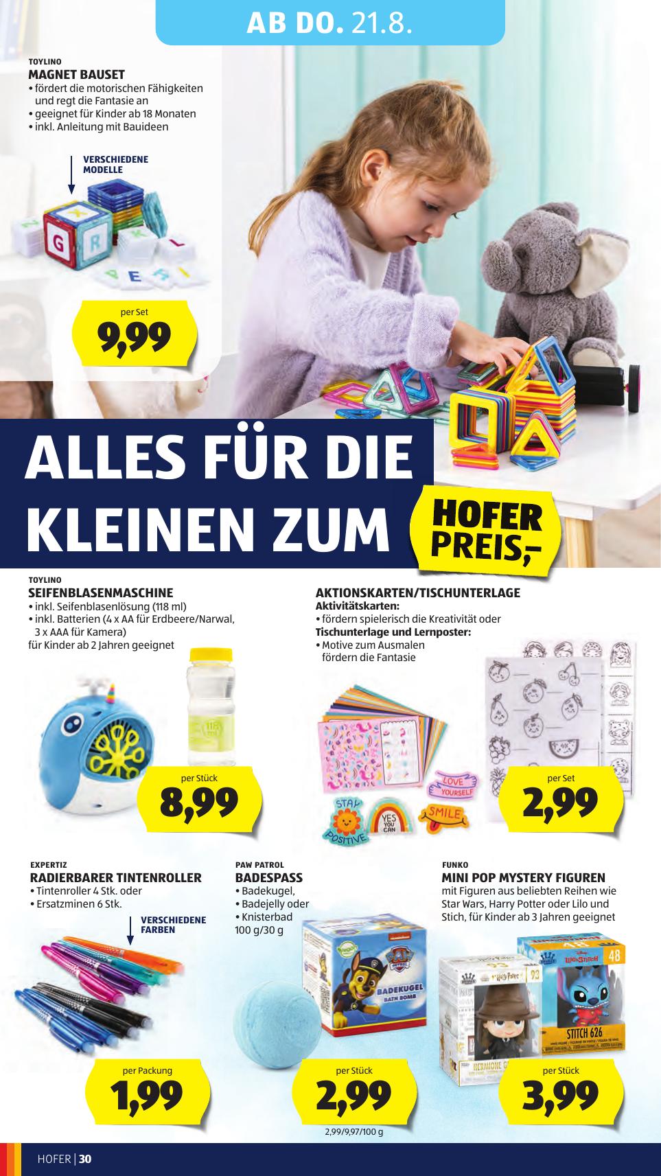 Hofer flyer page
