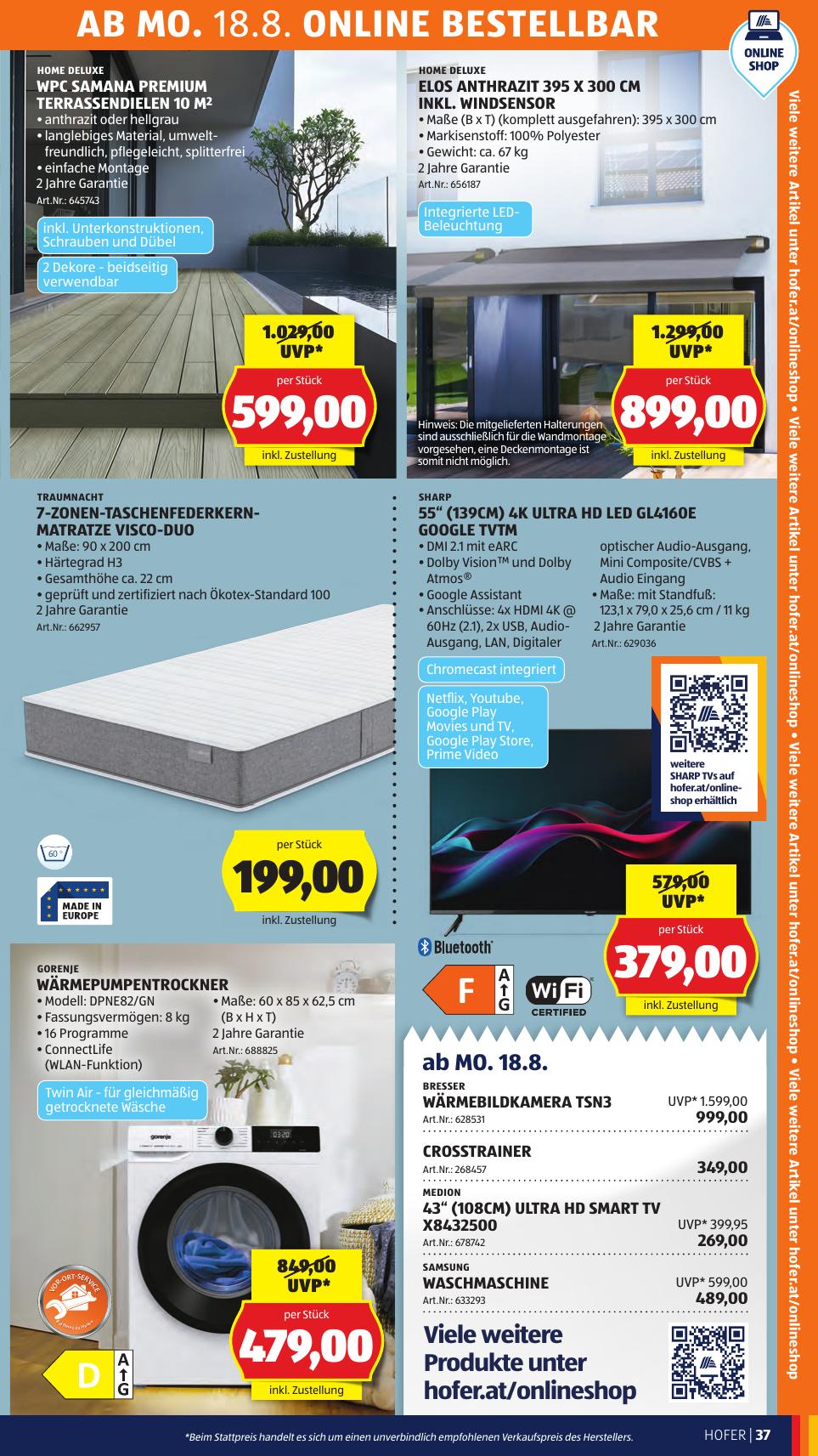 Hofer flyer page