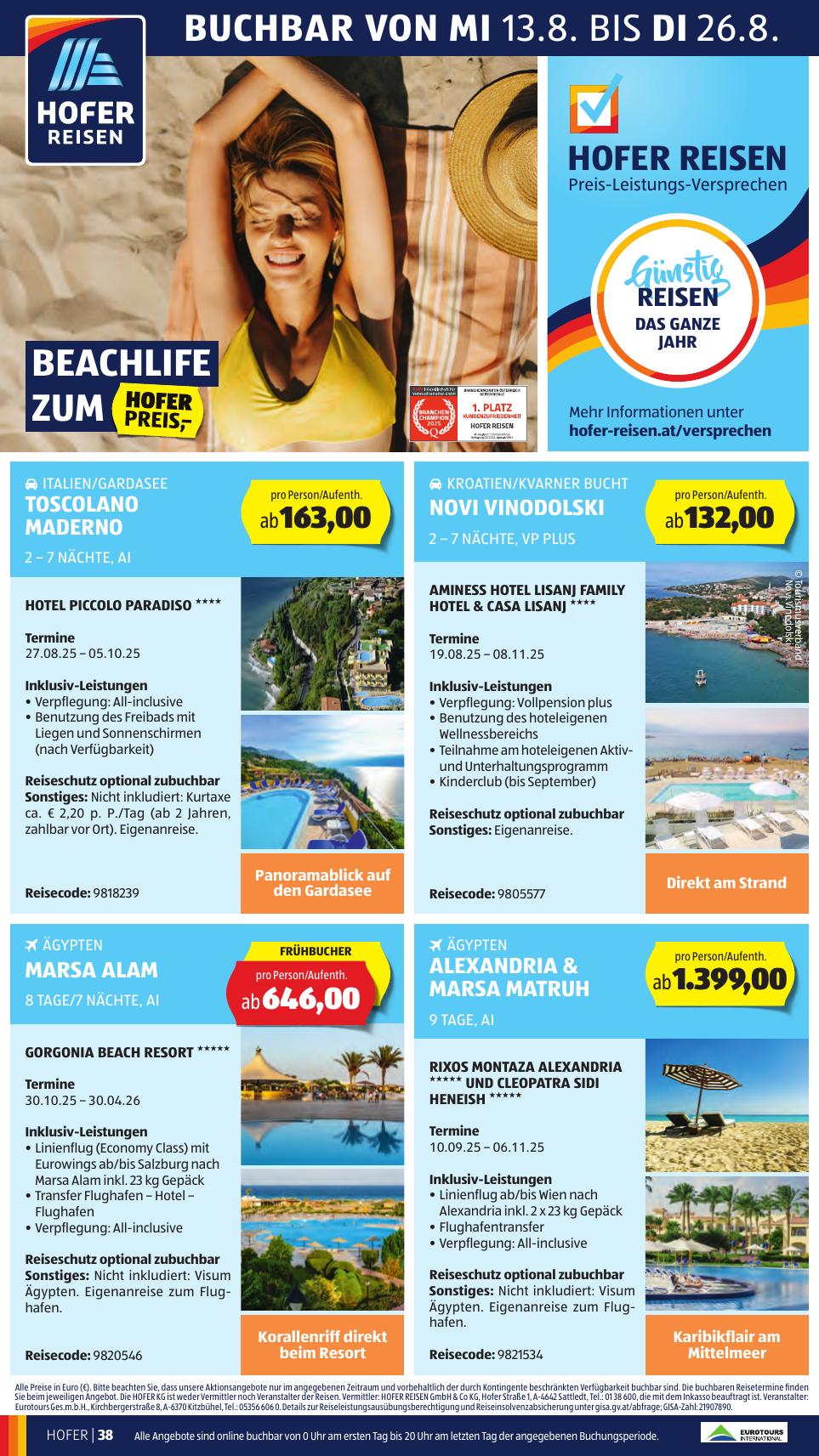 Hofer flyer page