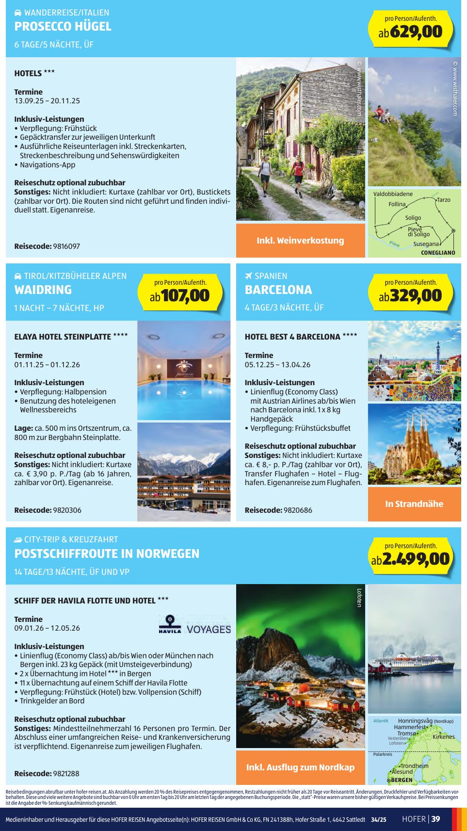 Hofer flyer page