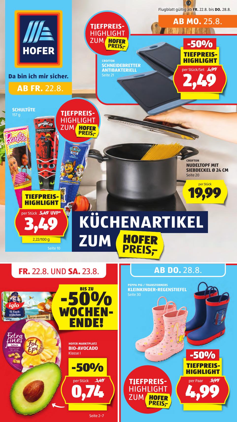 Hofer flyer page