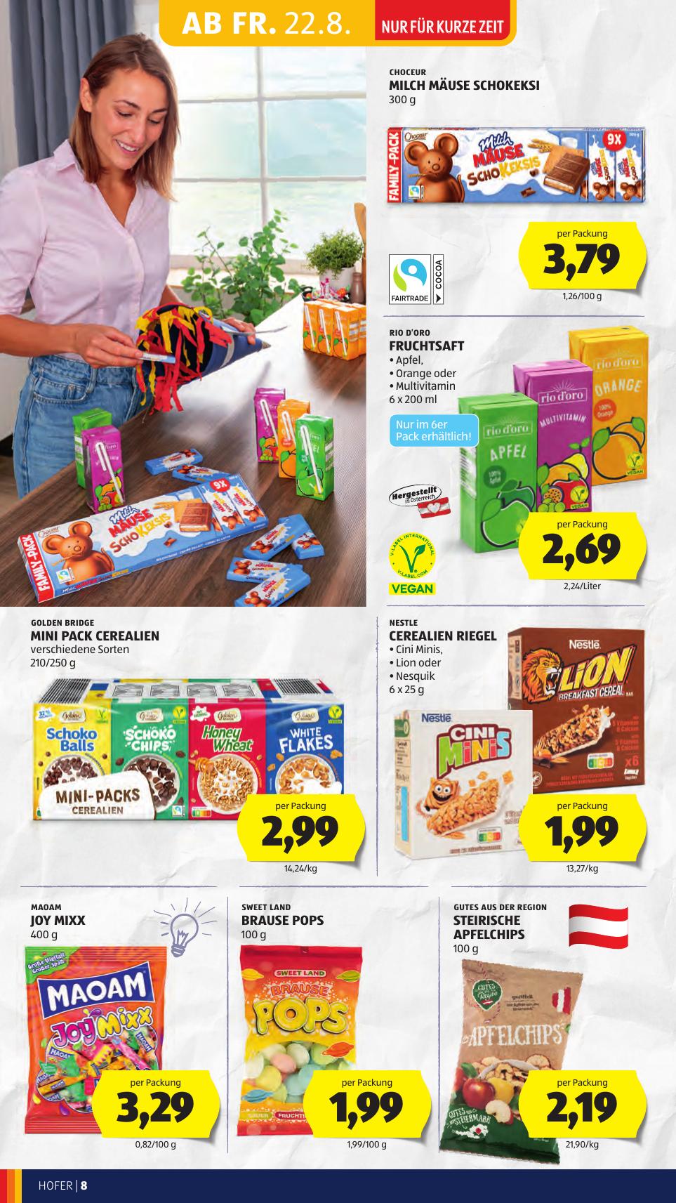 Hofer flyer page