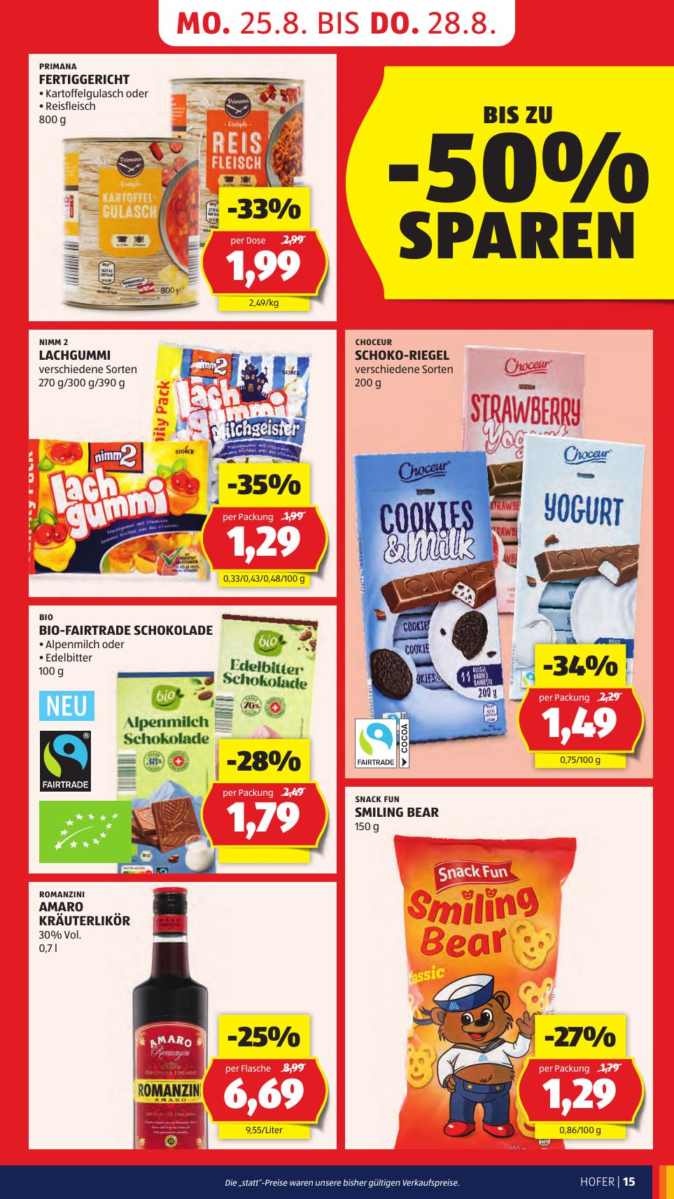 Hofer flyer page