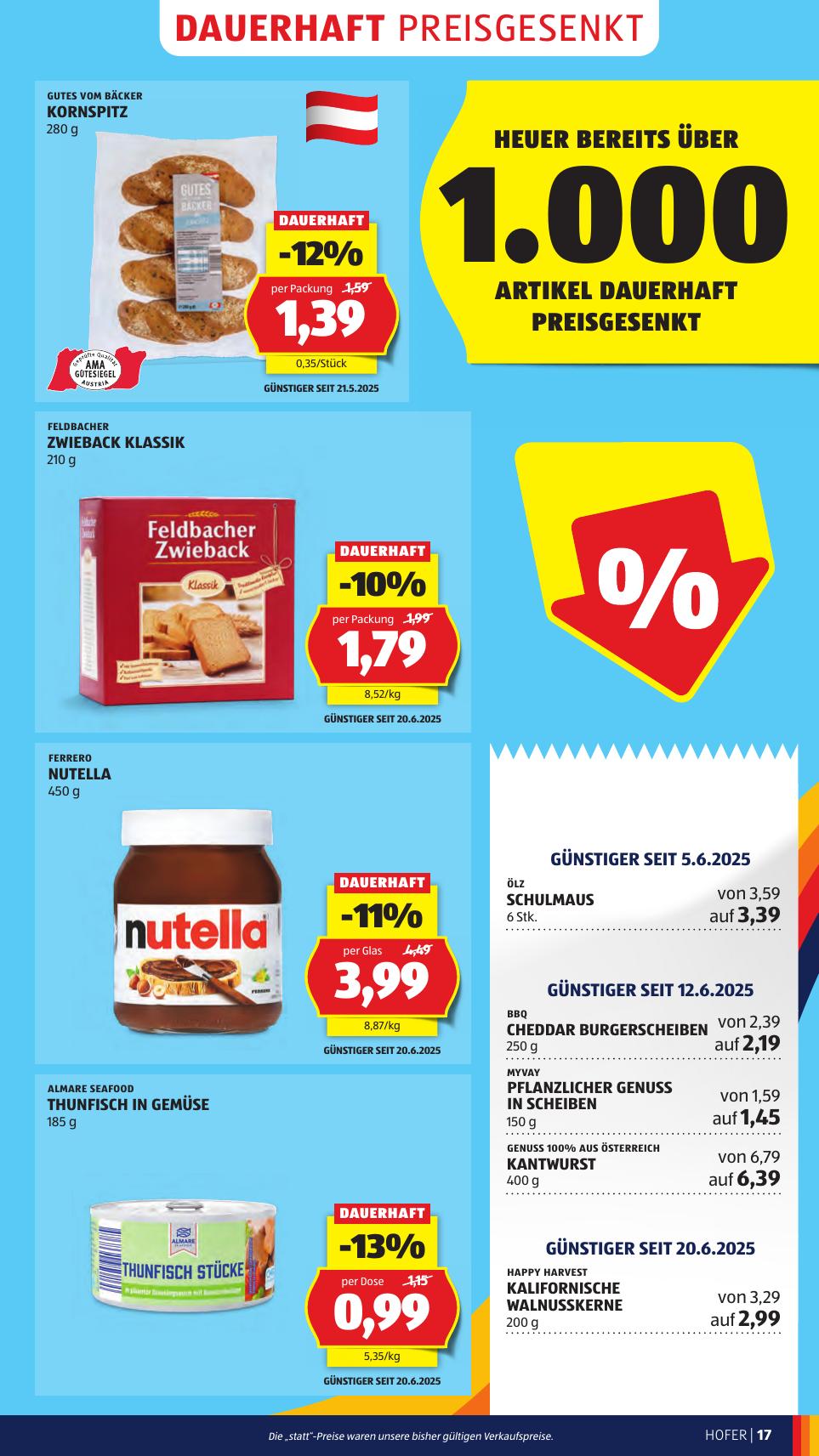Hofer flyer page