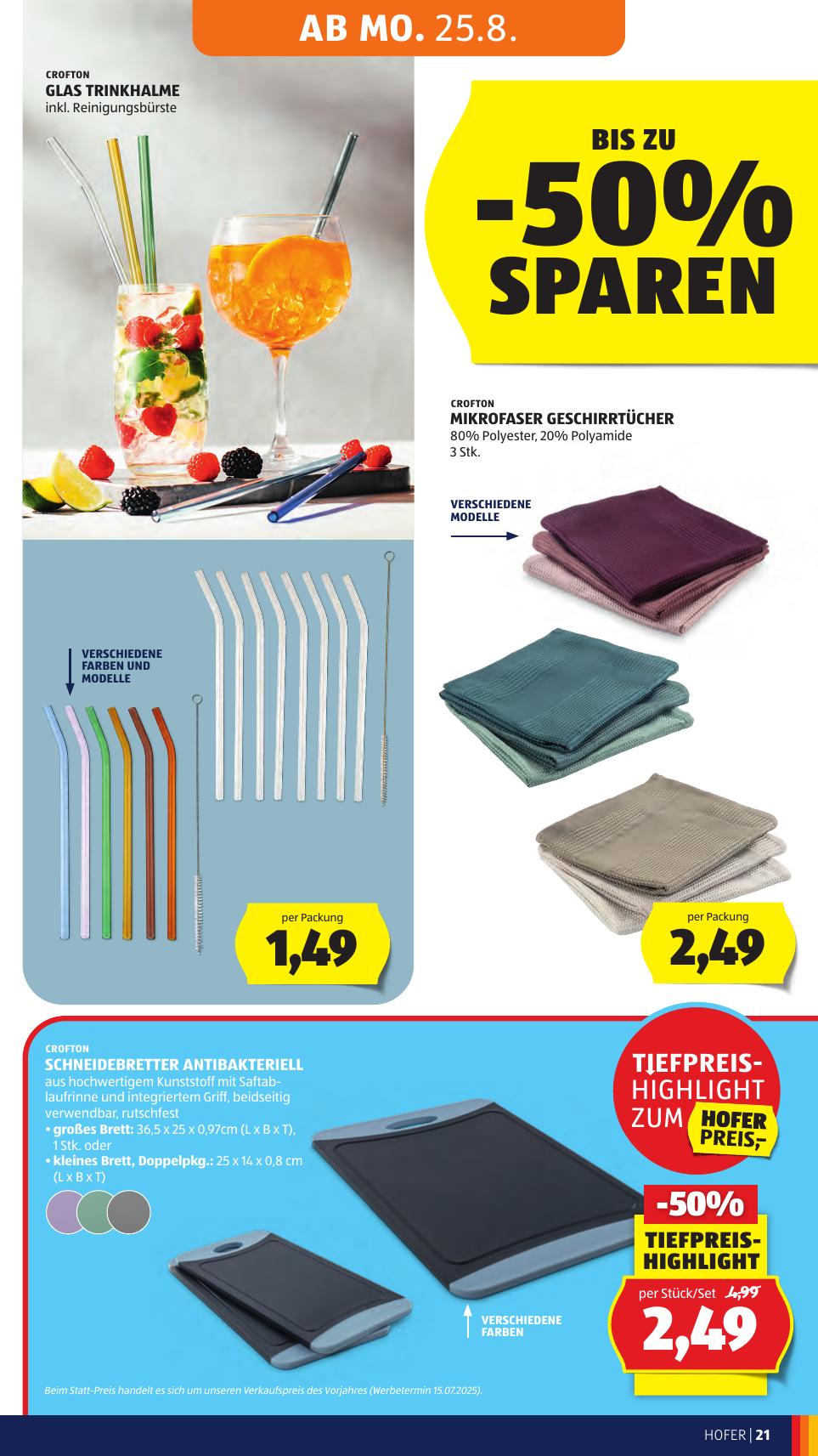Hofer flyer page