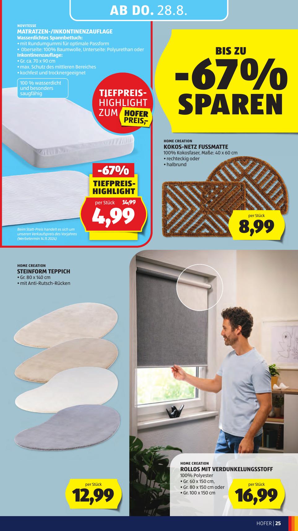 Hofer flyer page