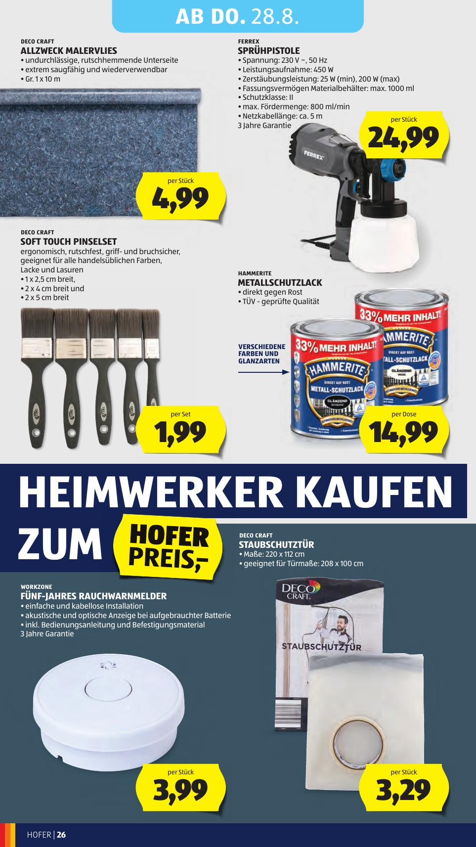 Hofer flyer page
