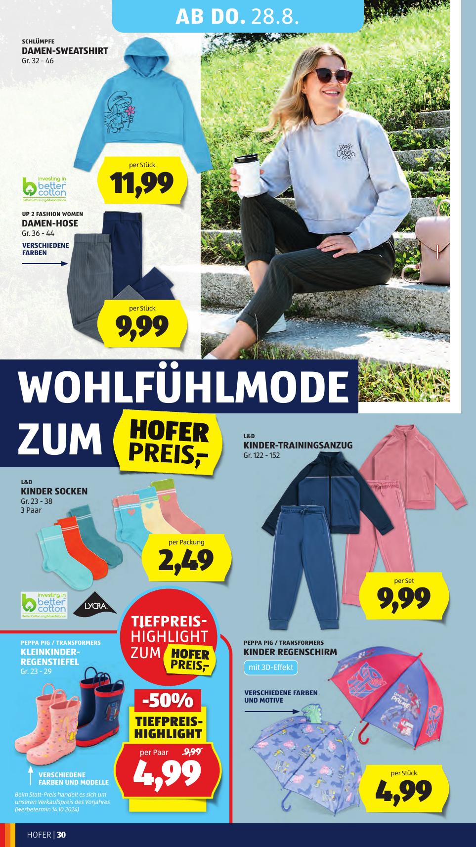 Hofer flyer page