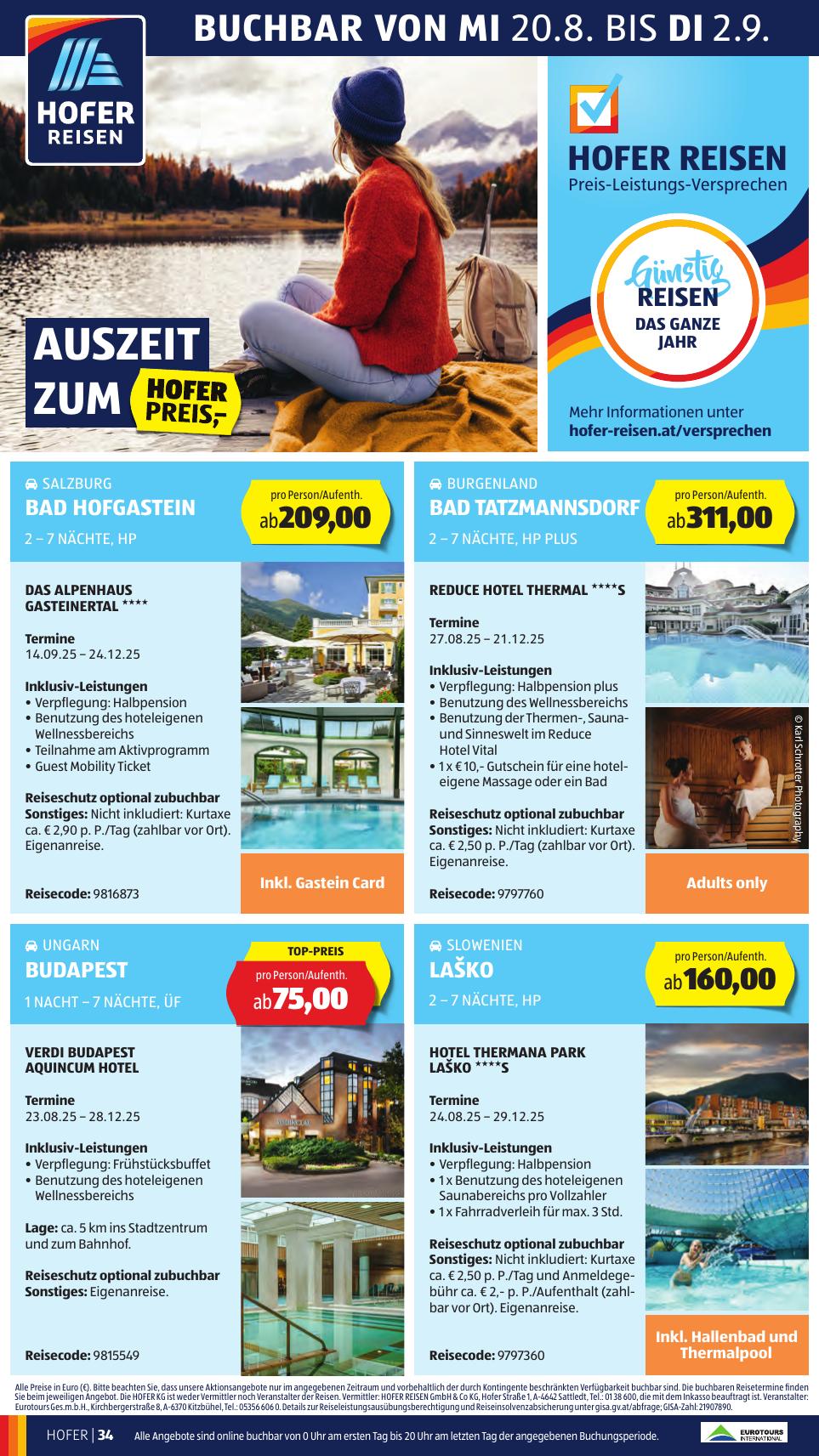 Hofer flyer page