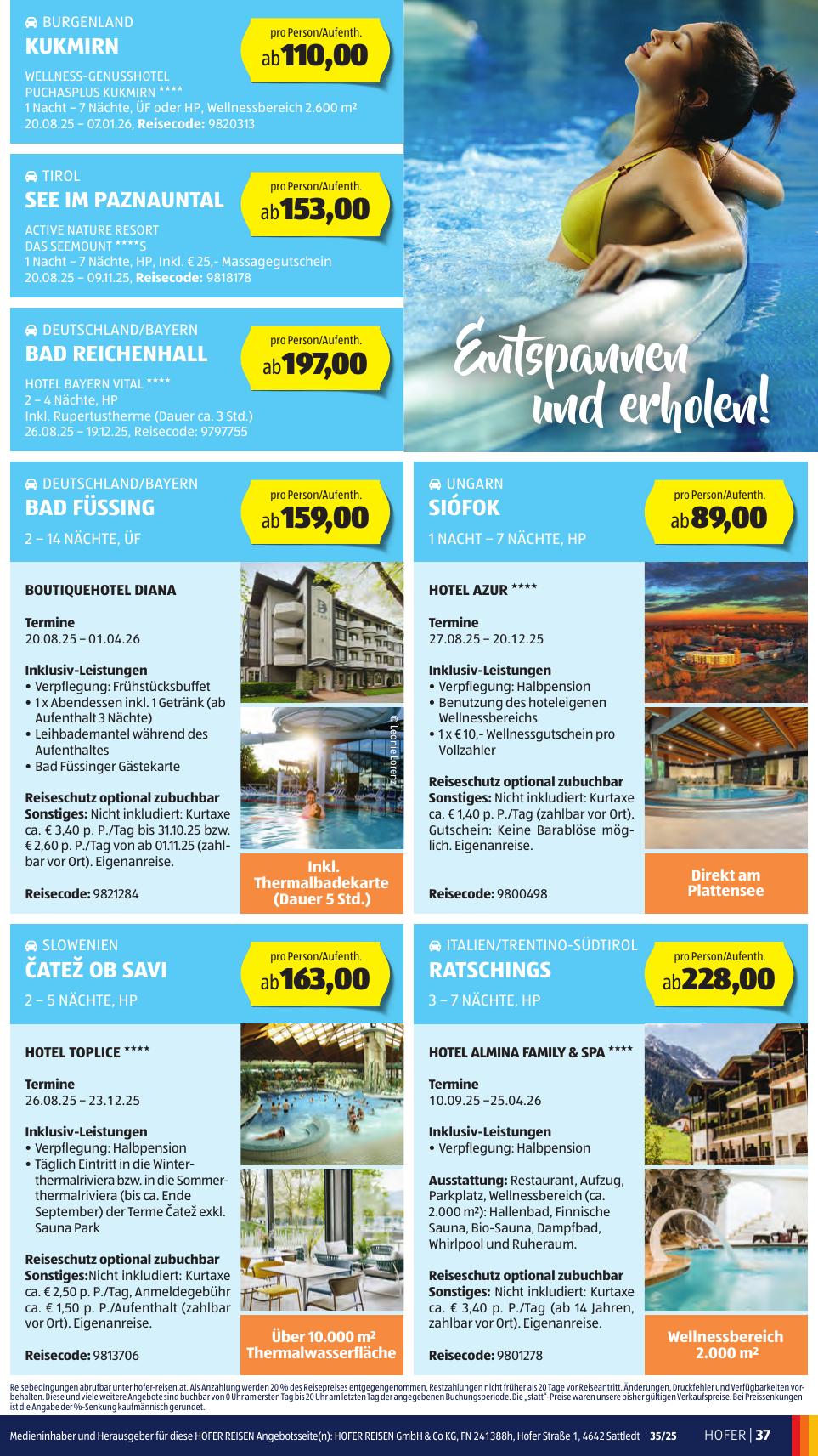 Hofer flyer page