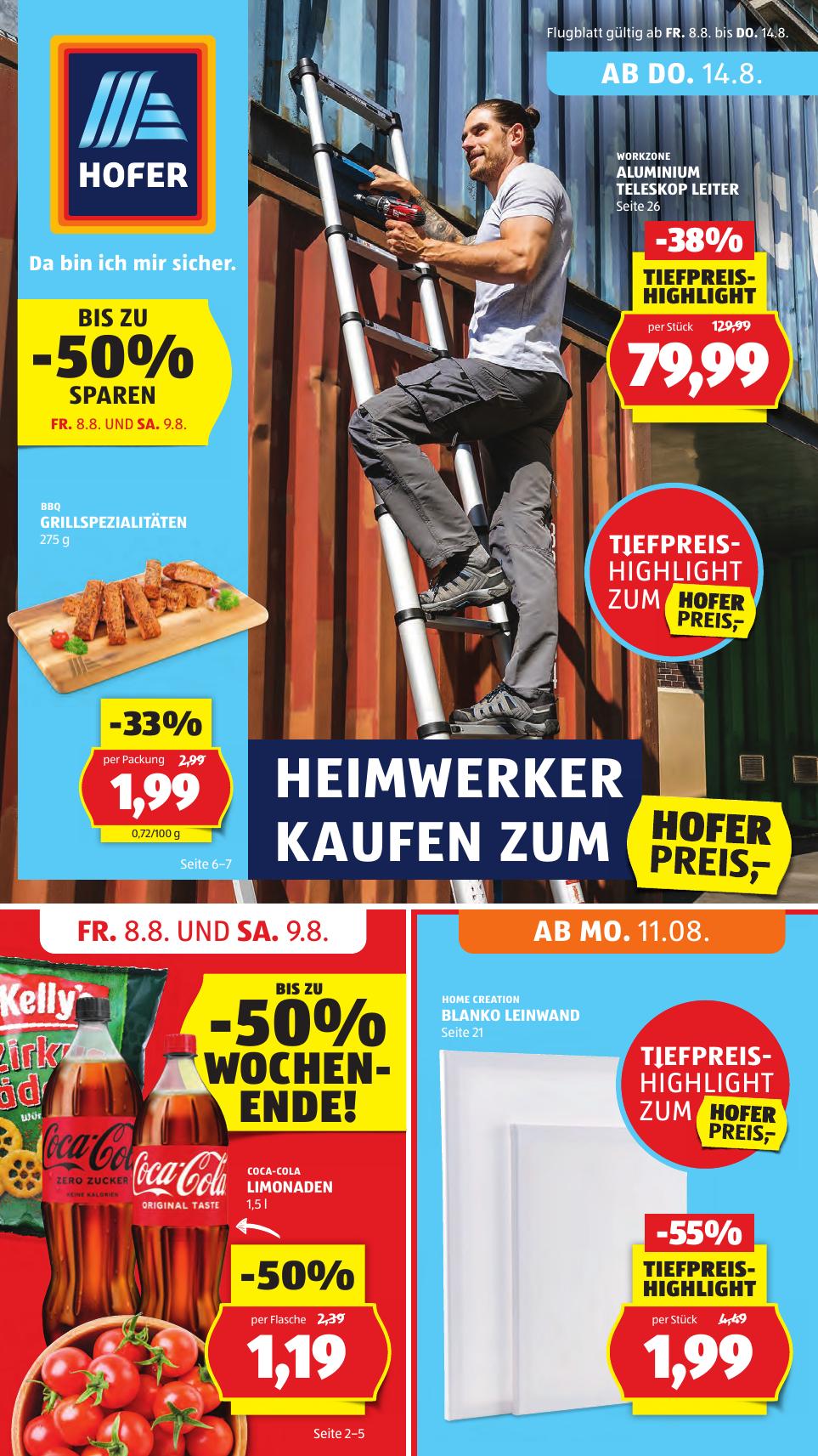 Hofer flyer page