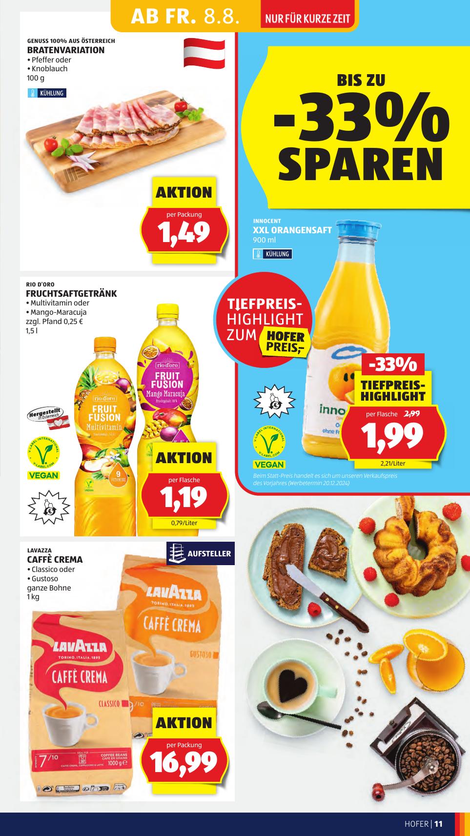 Hofer flyer page