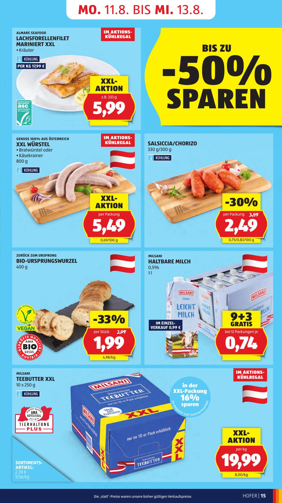 Hofer flyer page