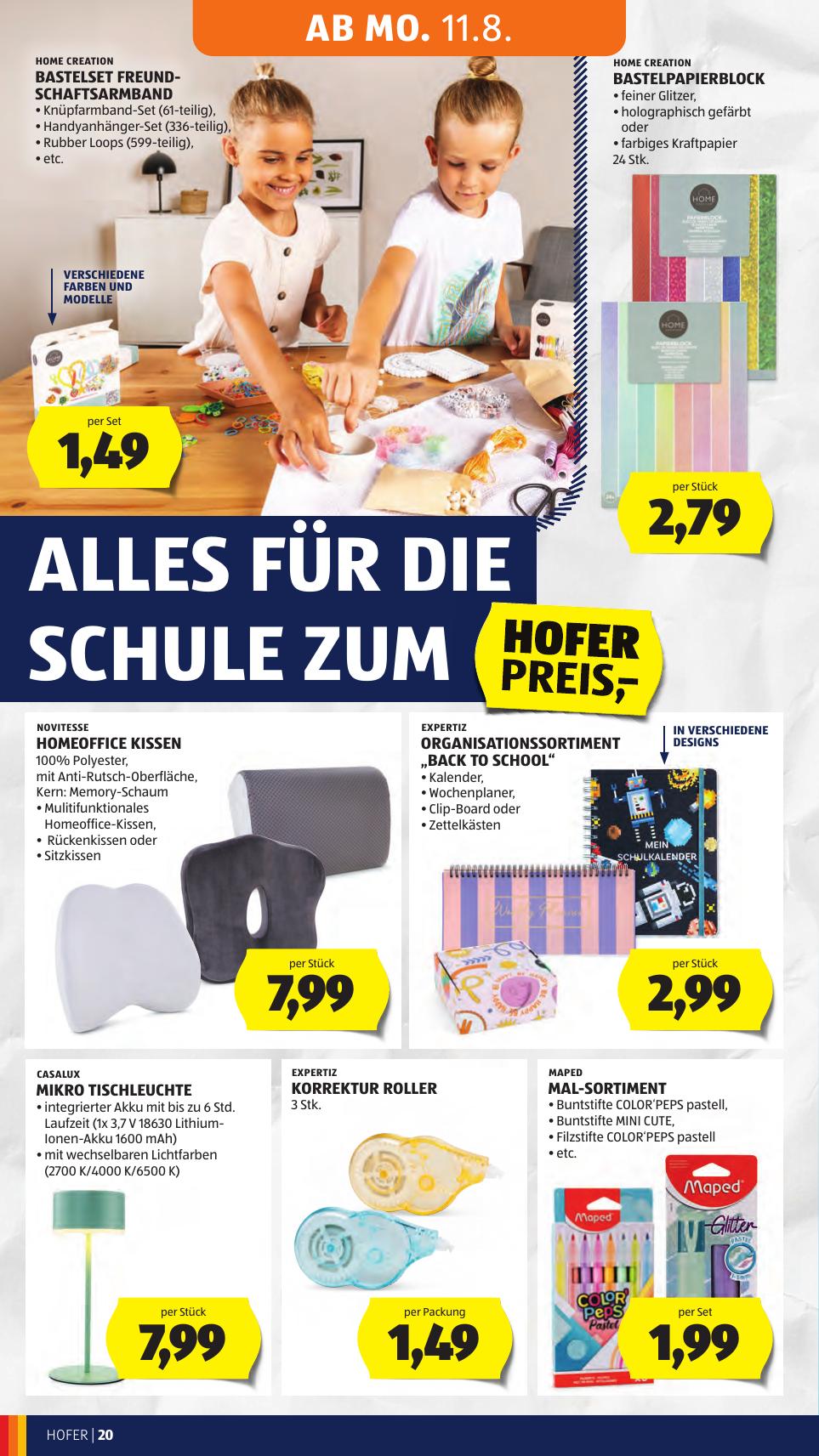 Hofer flyer page
