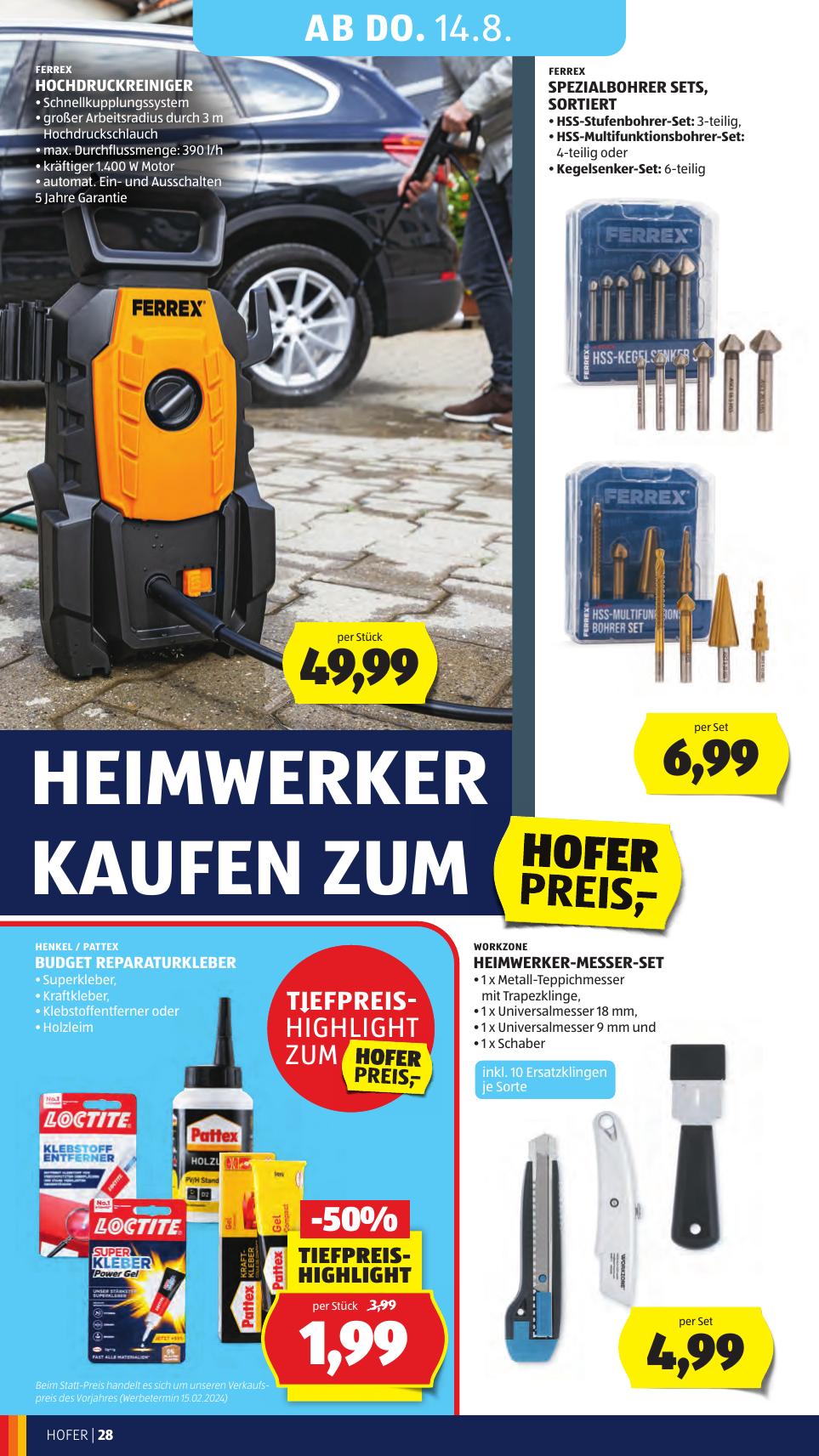 Hofer flyer page