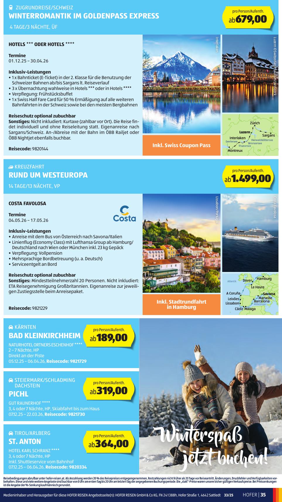Hofer flyer page