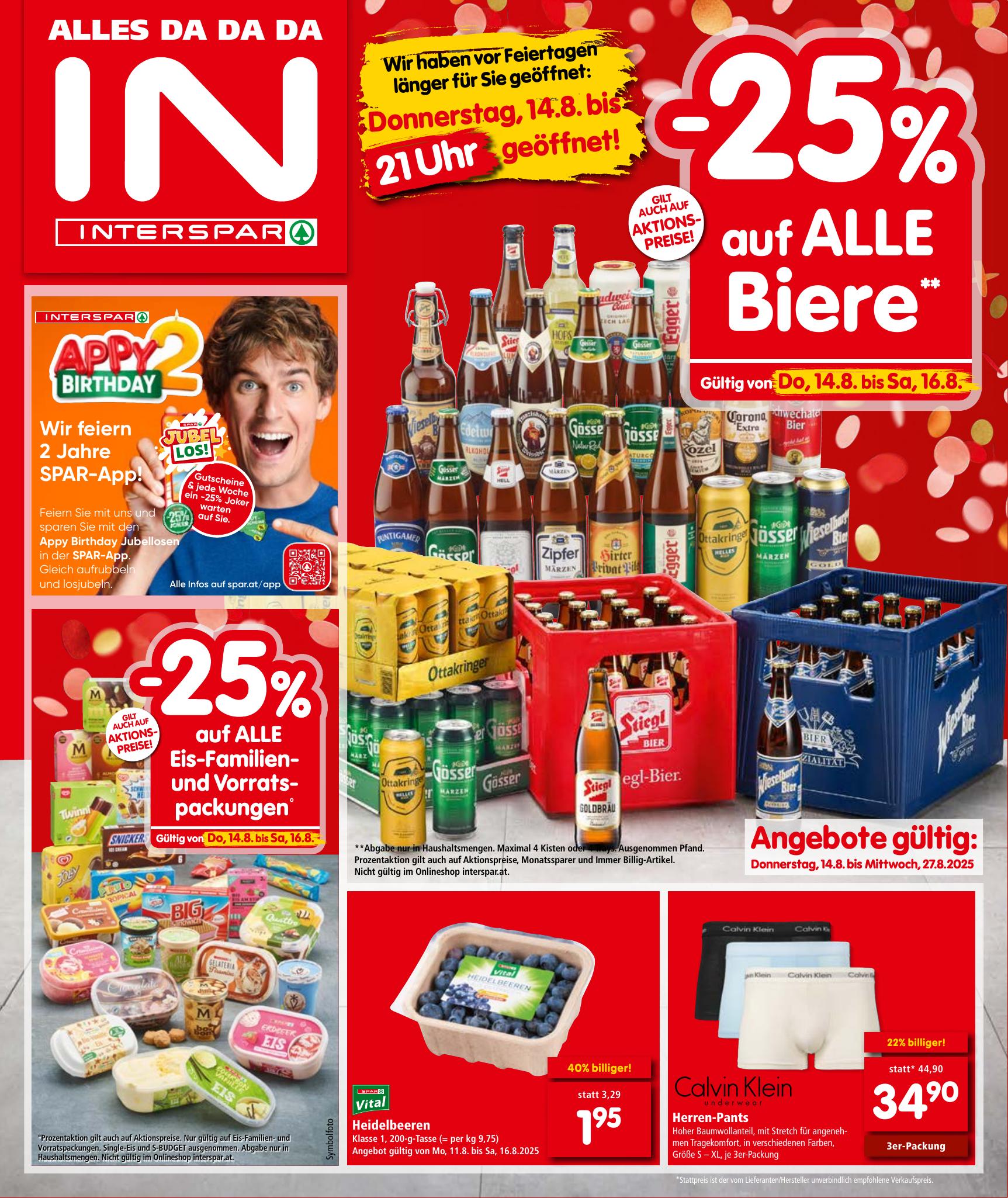 Interspar flyer page