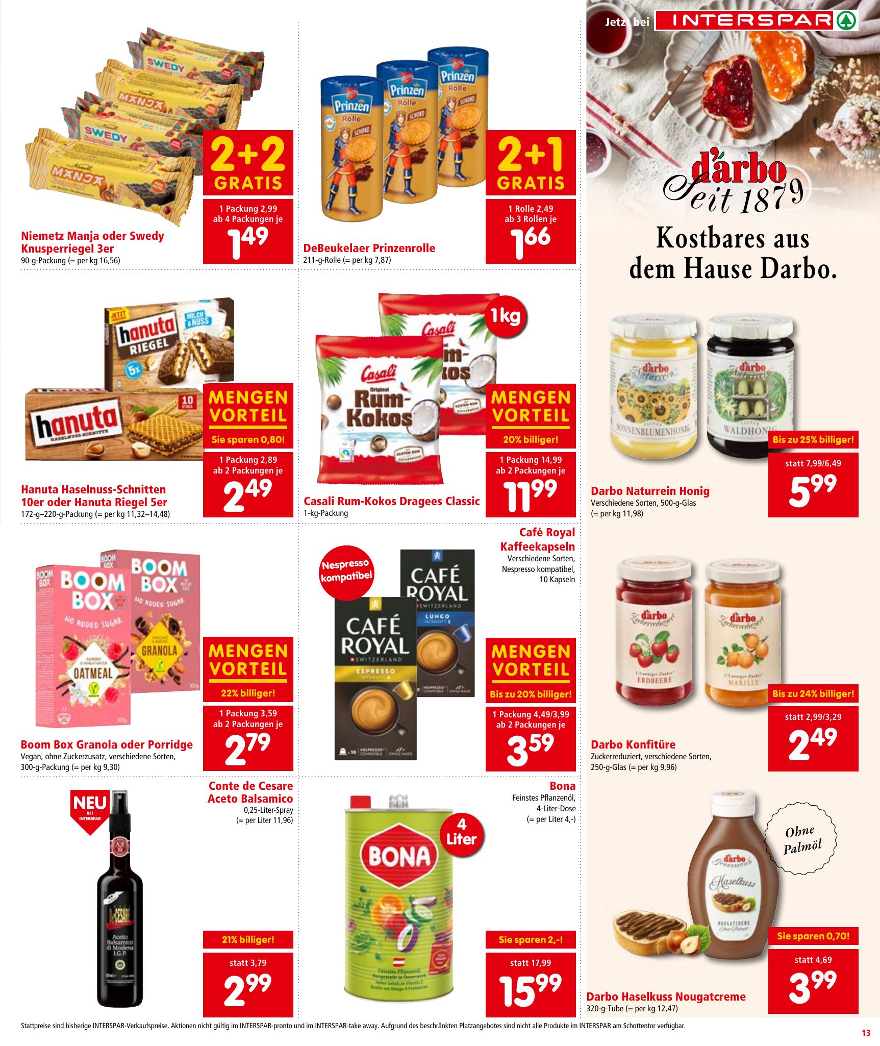 Interspar flyer page