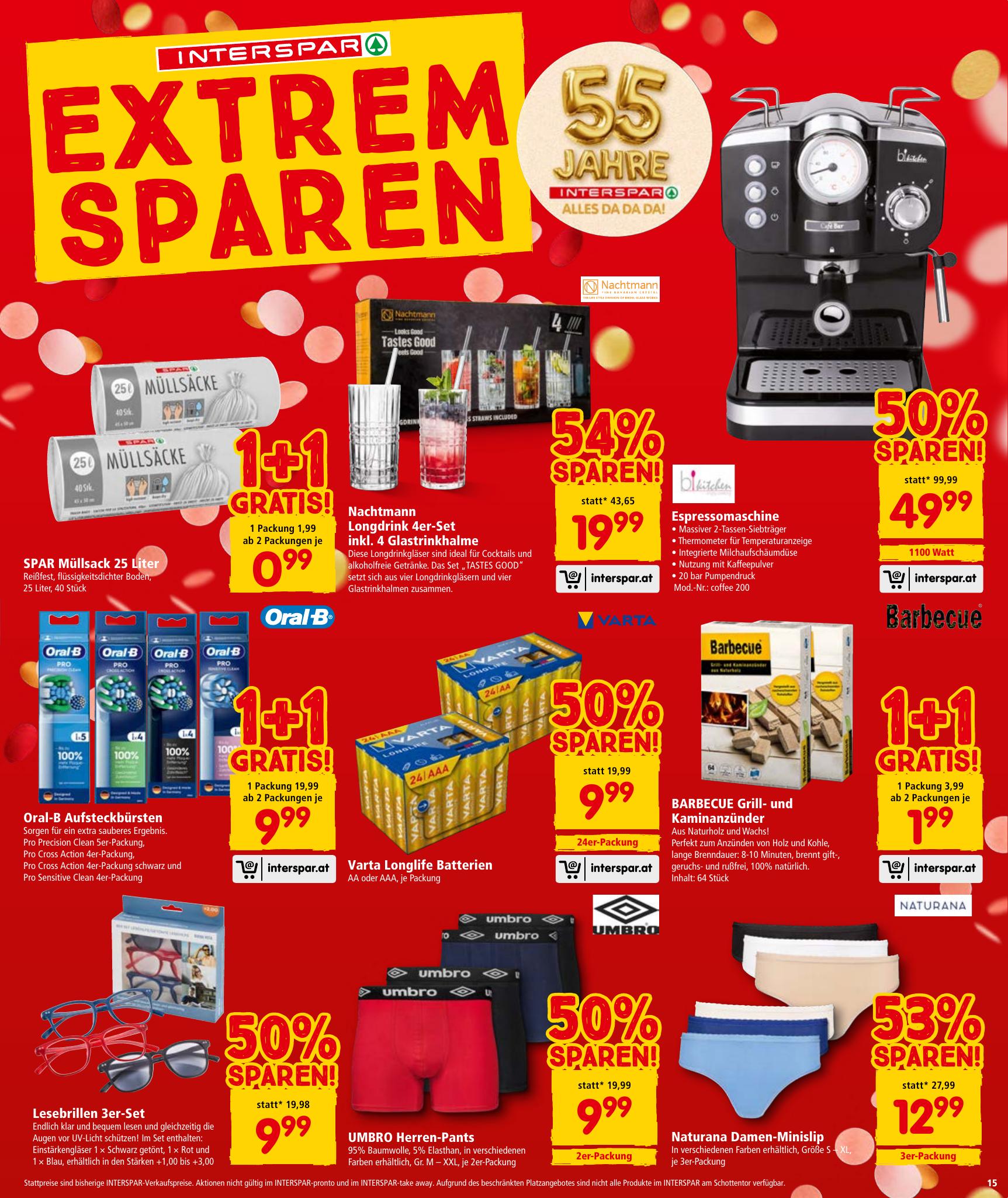 Interspar flyer page
