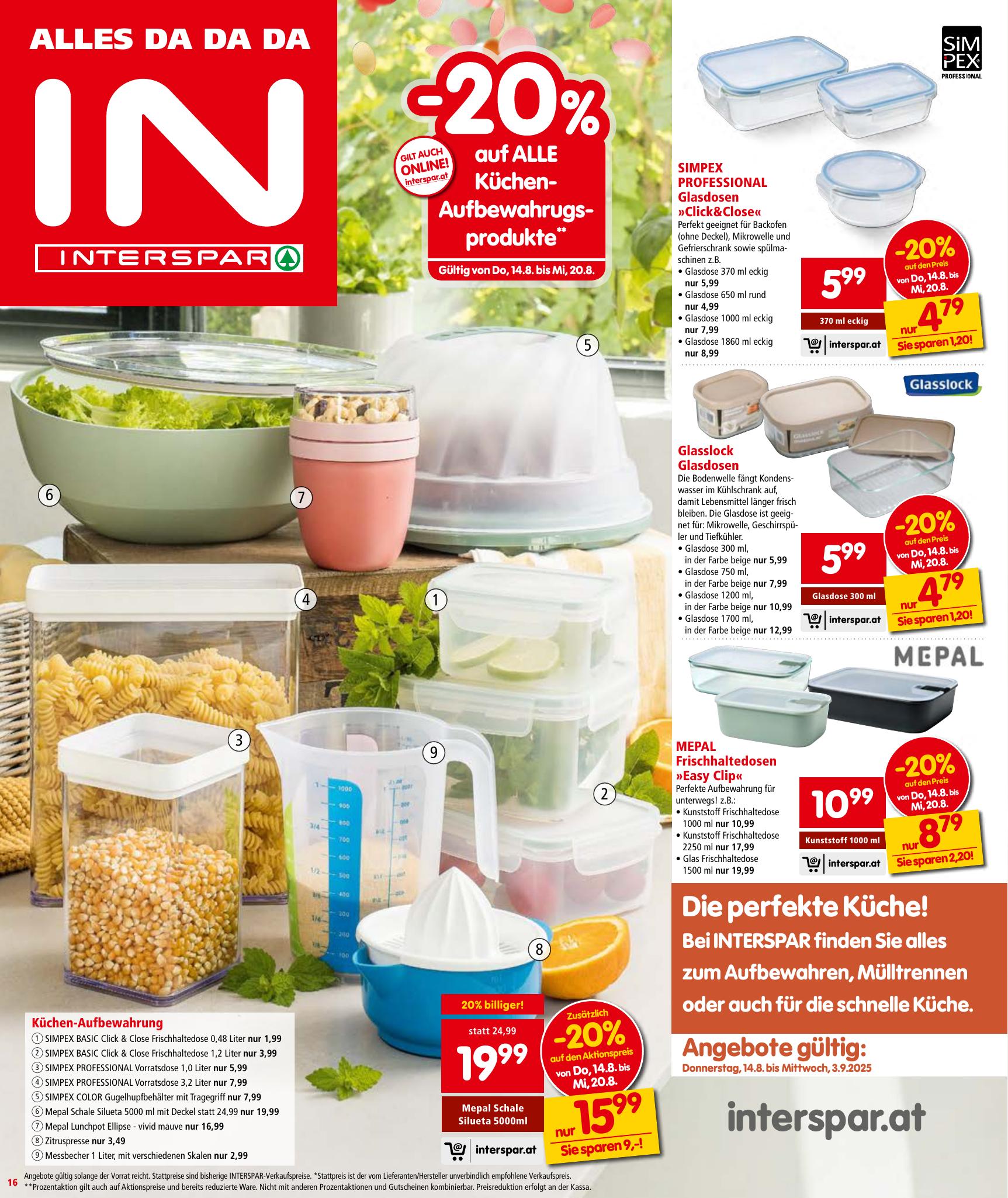 Interspar flyer page
