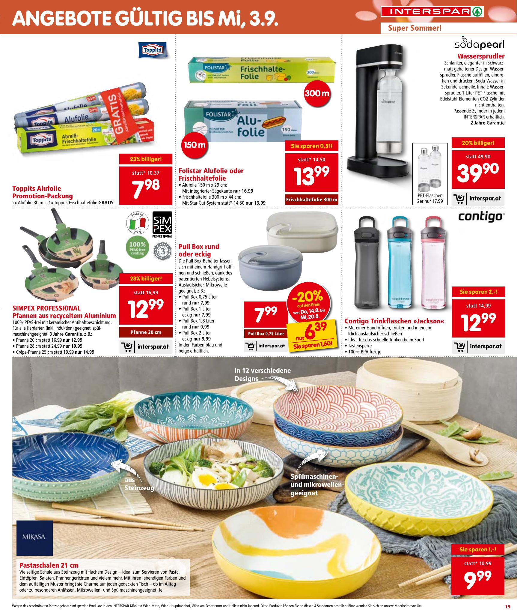 Interspar flyer page