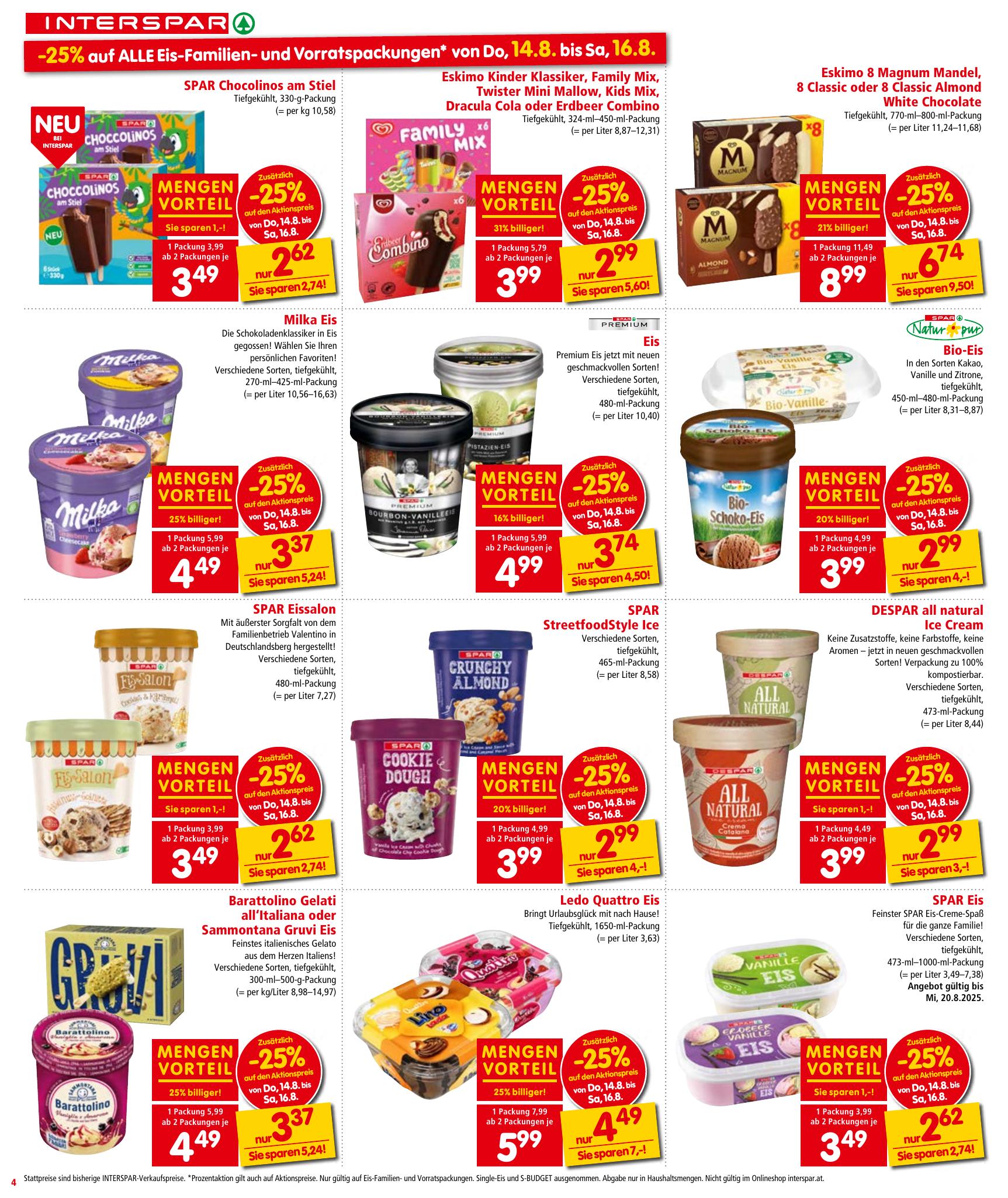 Interspar flyer page