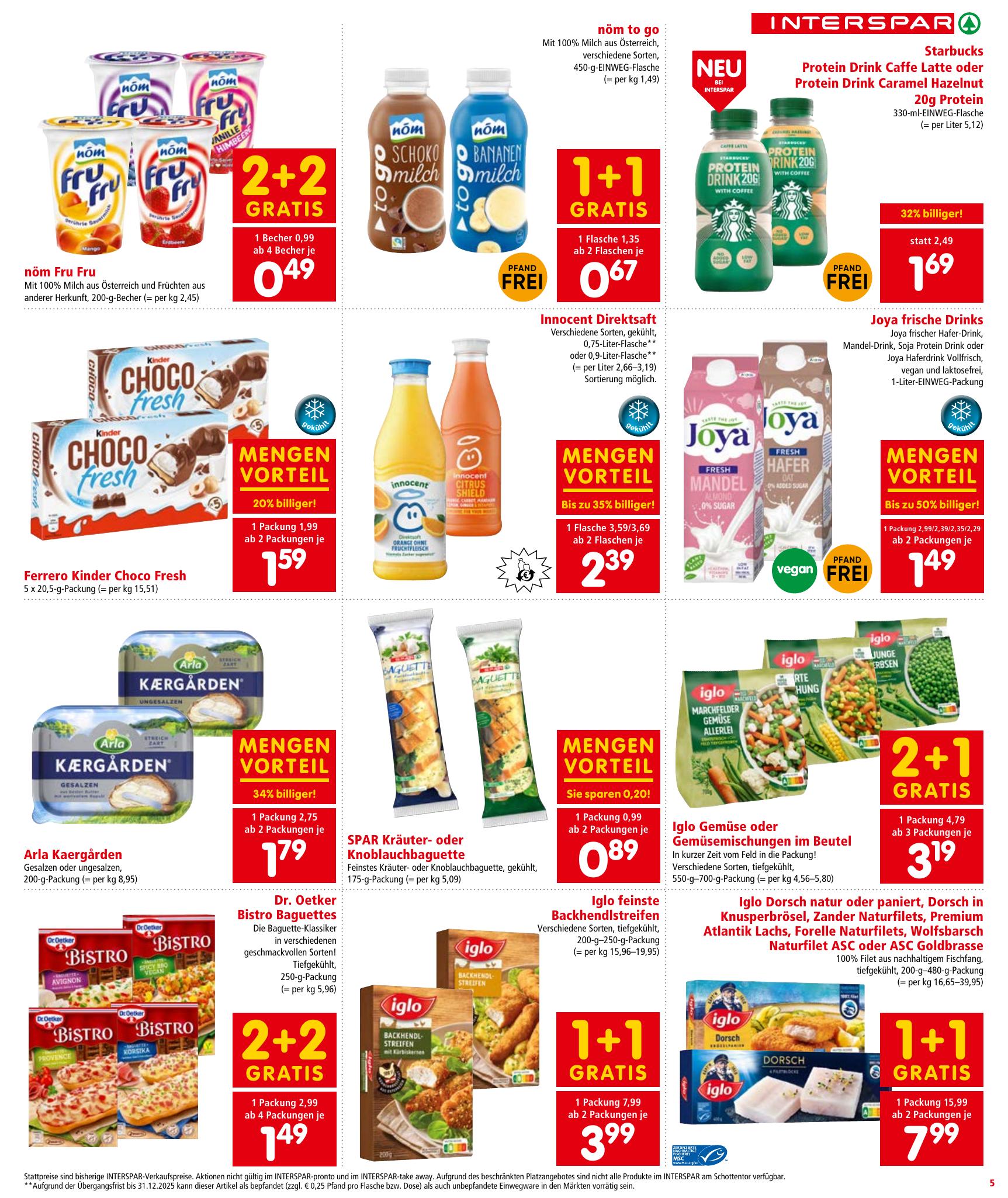 Interspar flyer page