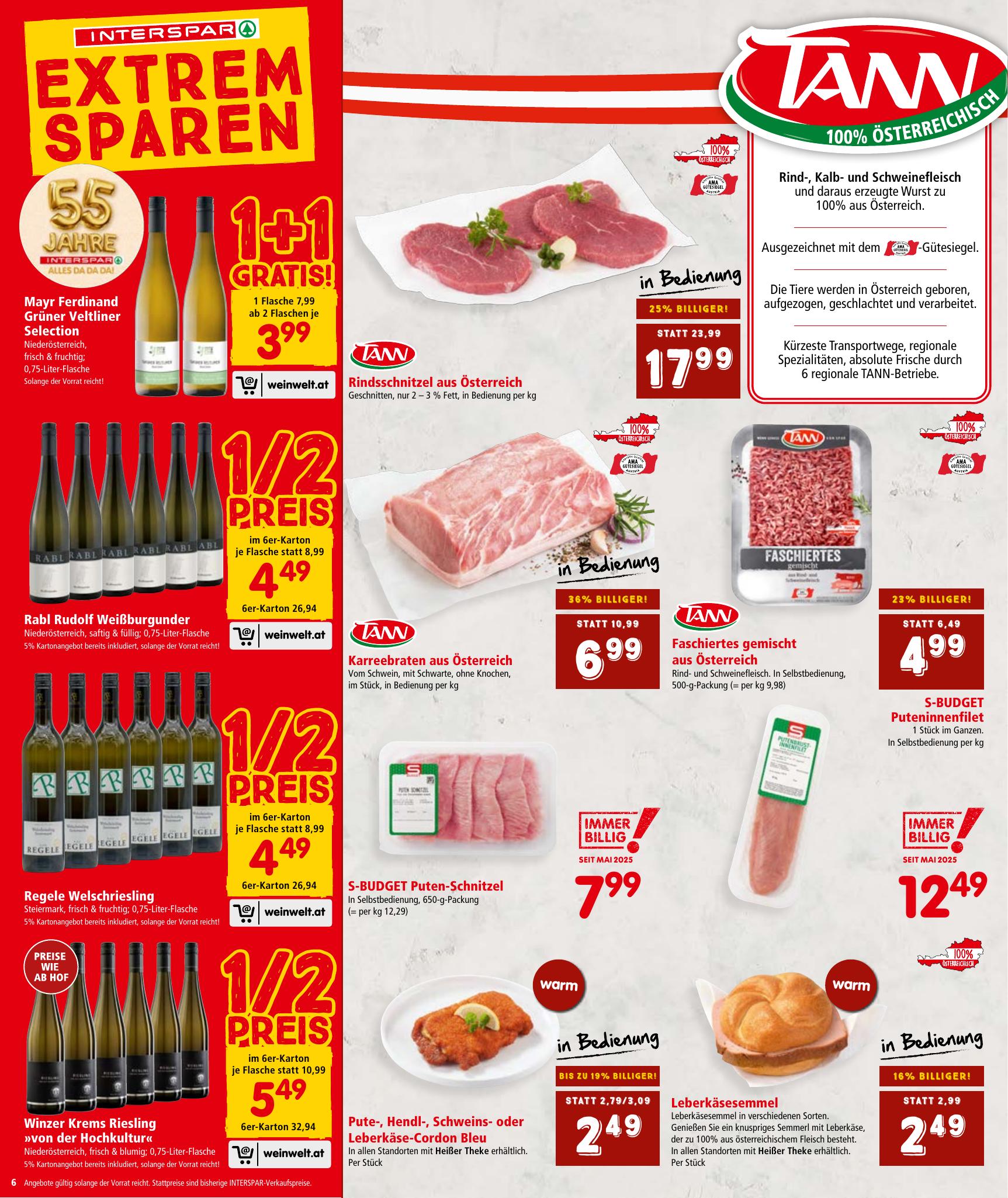 Interspar flyer page