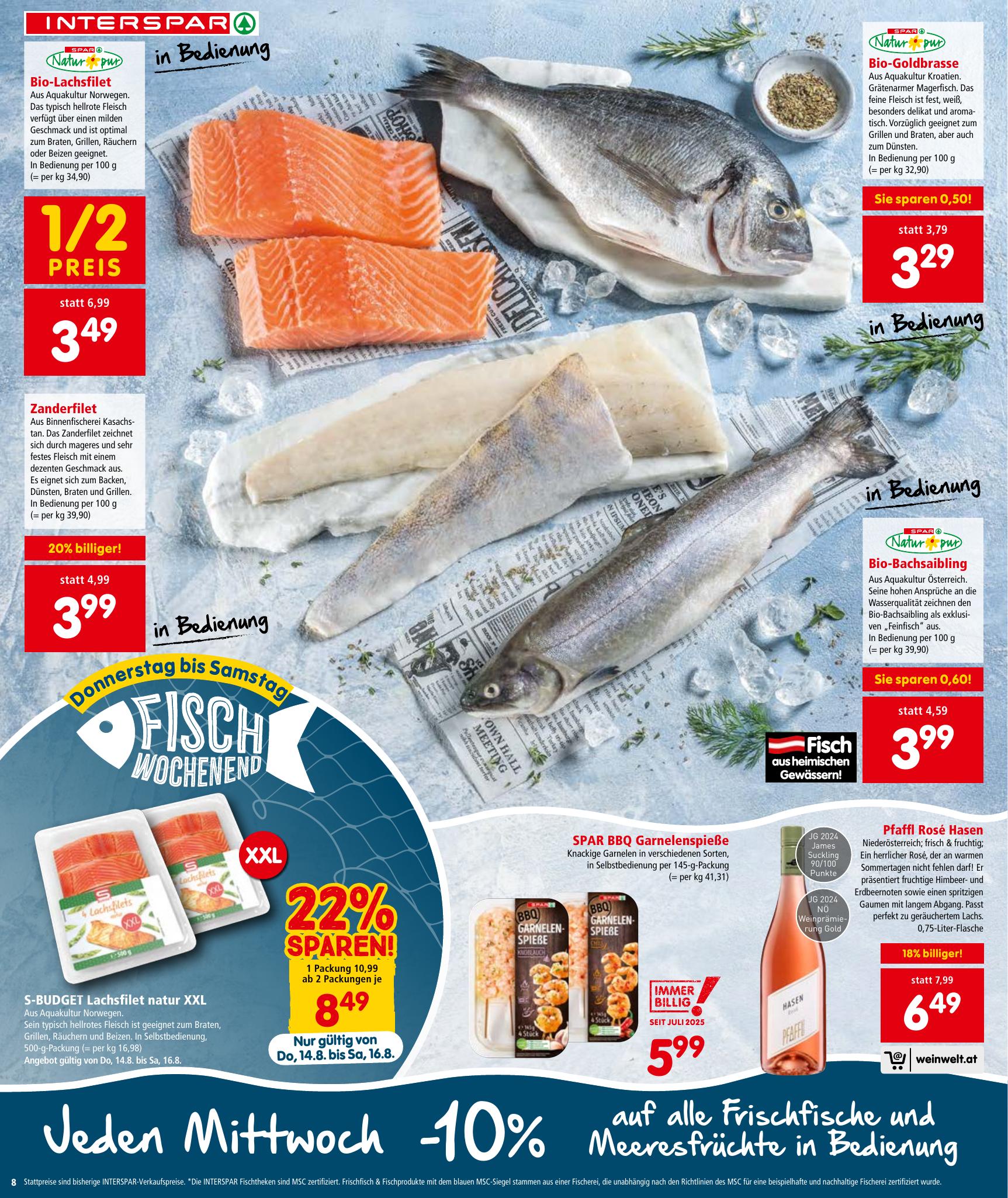 Interspar flyer page