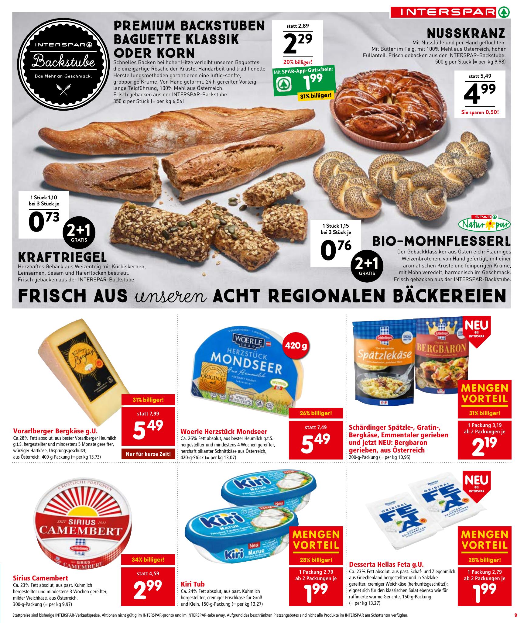Interspar flyer page