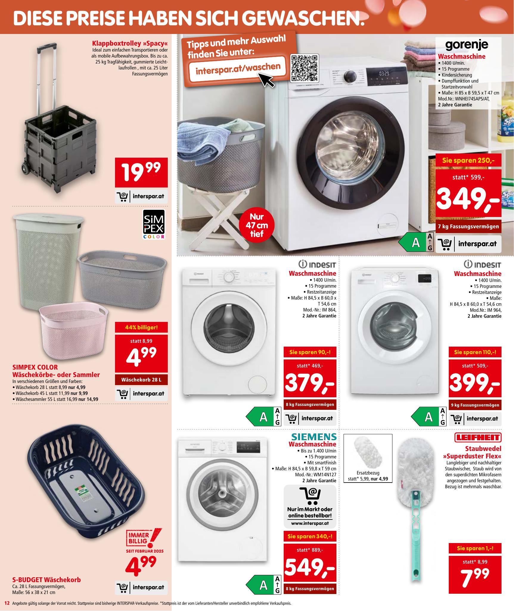 Interspar flyer page