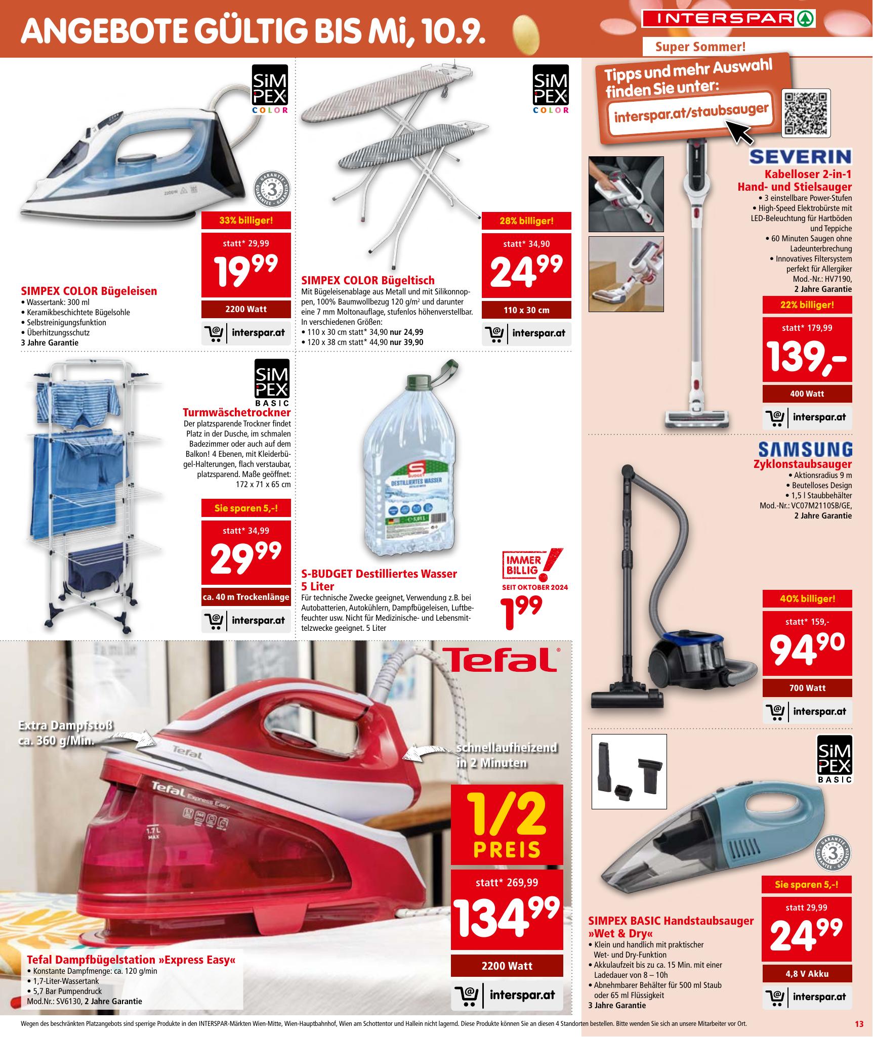 Interspar flyer page