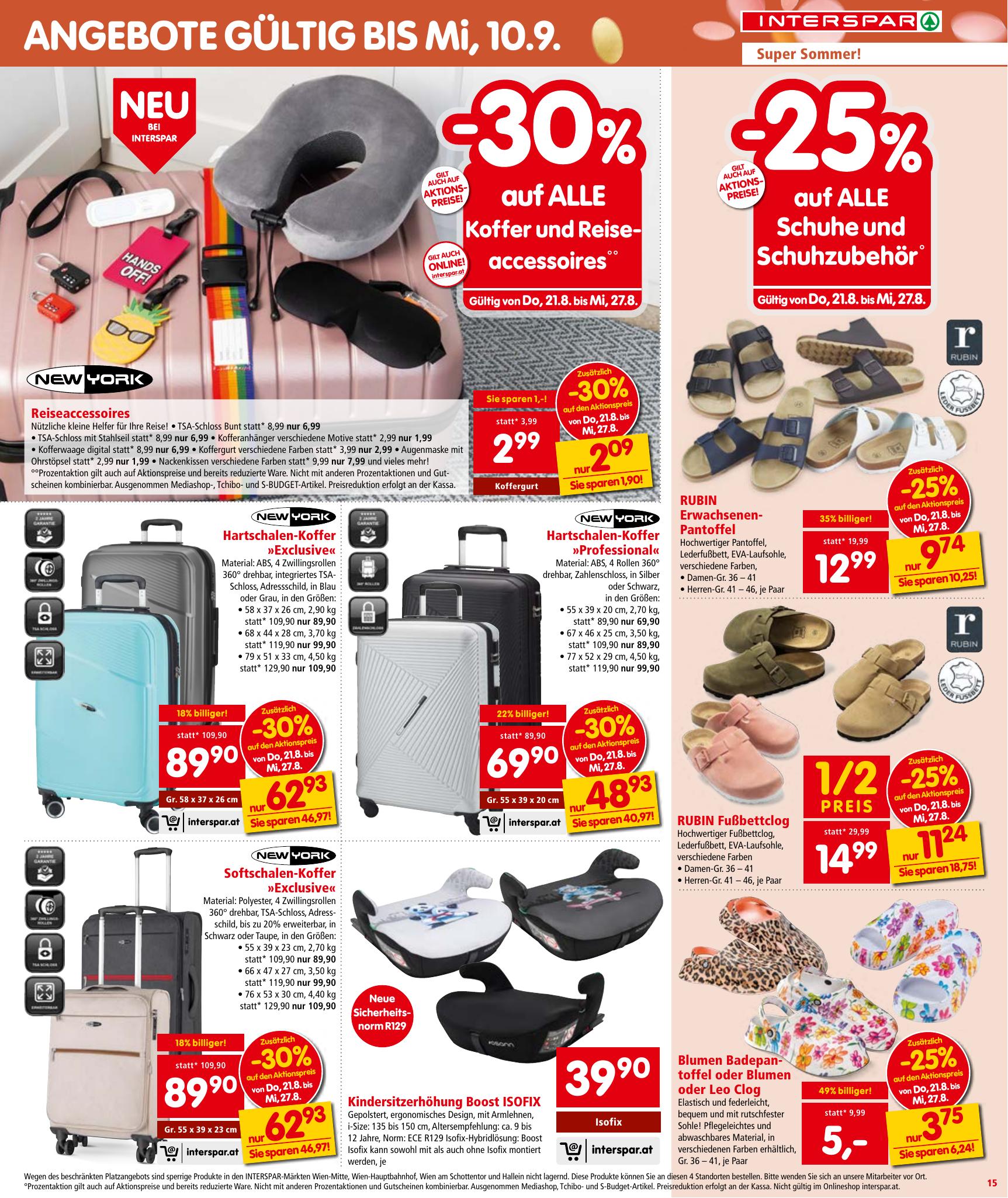 Interspar flyer page