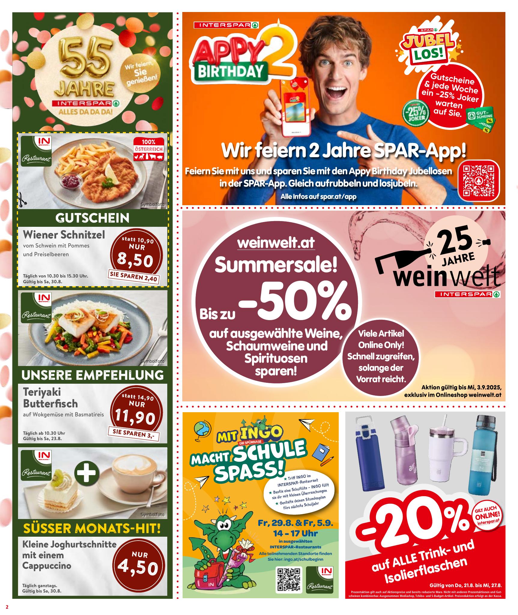 Interspar flyer page