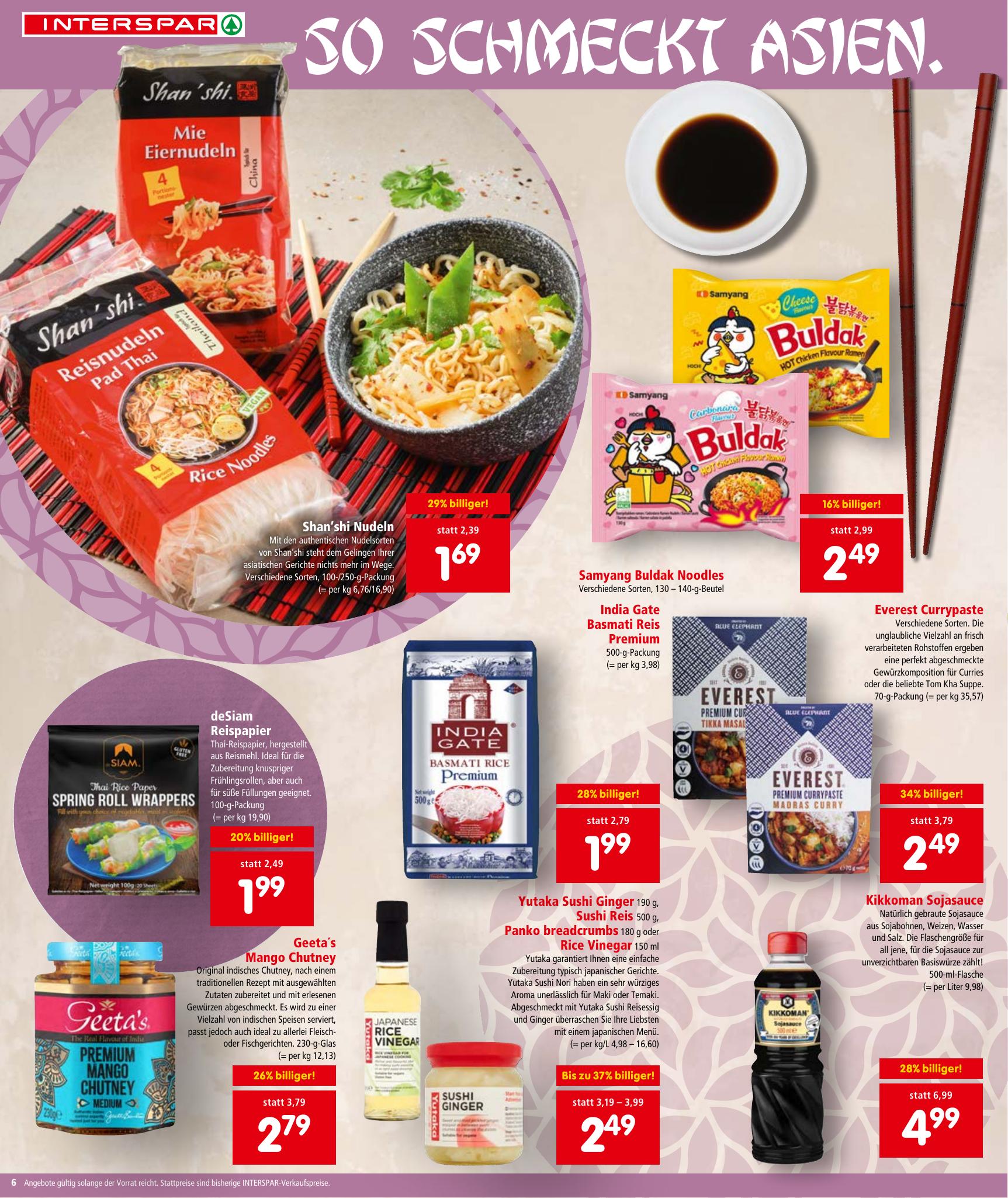 Interspar flyer page