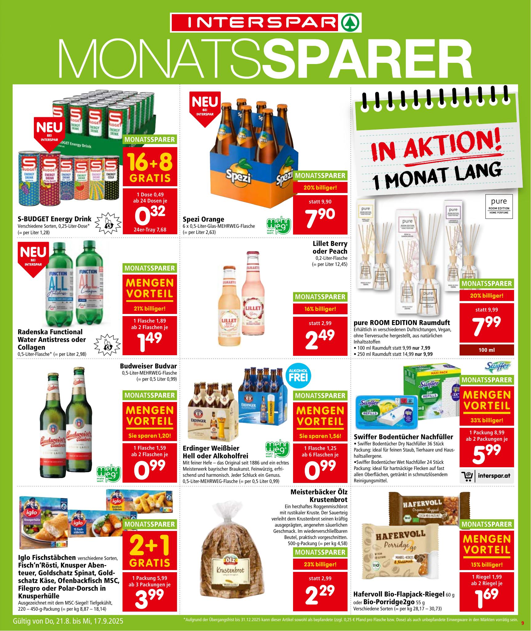 Interspar flyer page