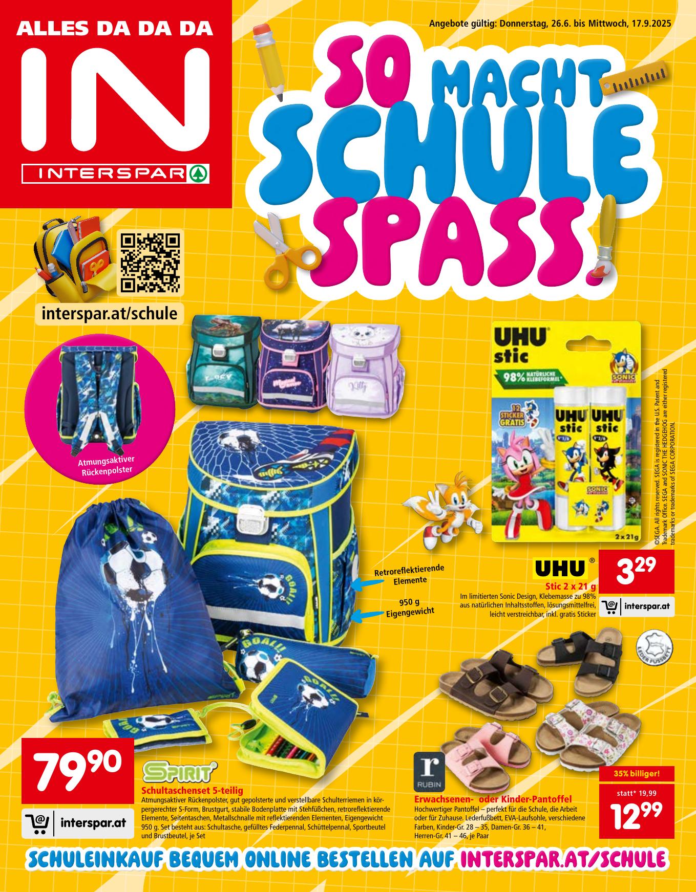 Interspar Katalog flyer page