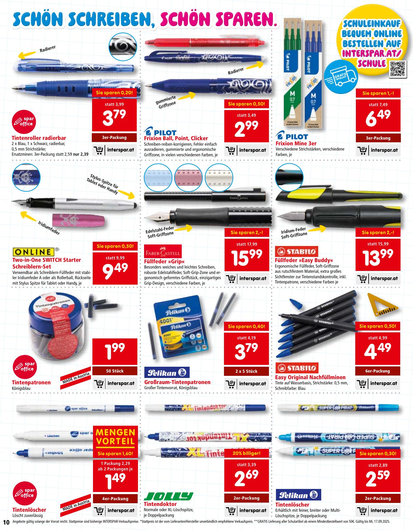 Interspar Katalog flyer page