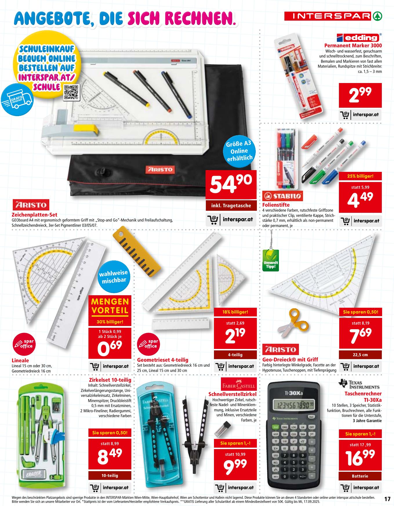 Interspar Katalog flyer page