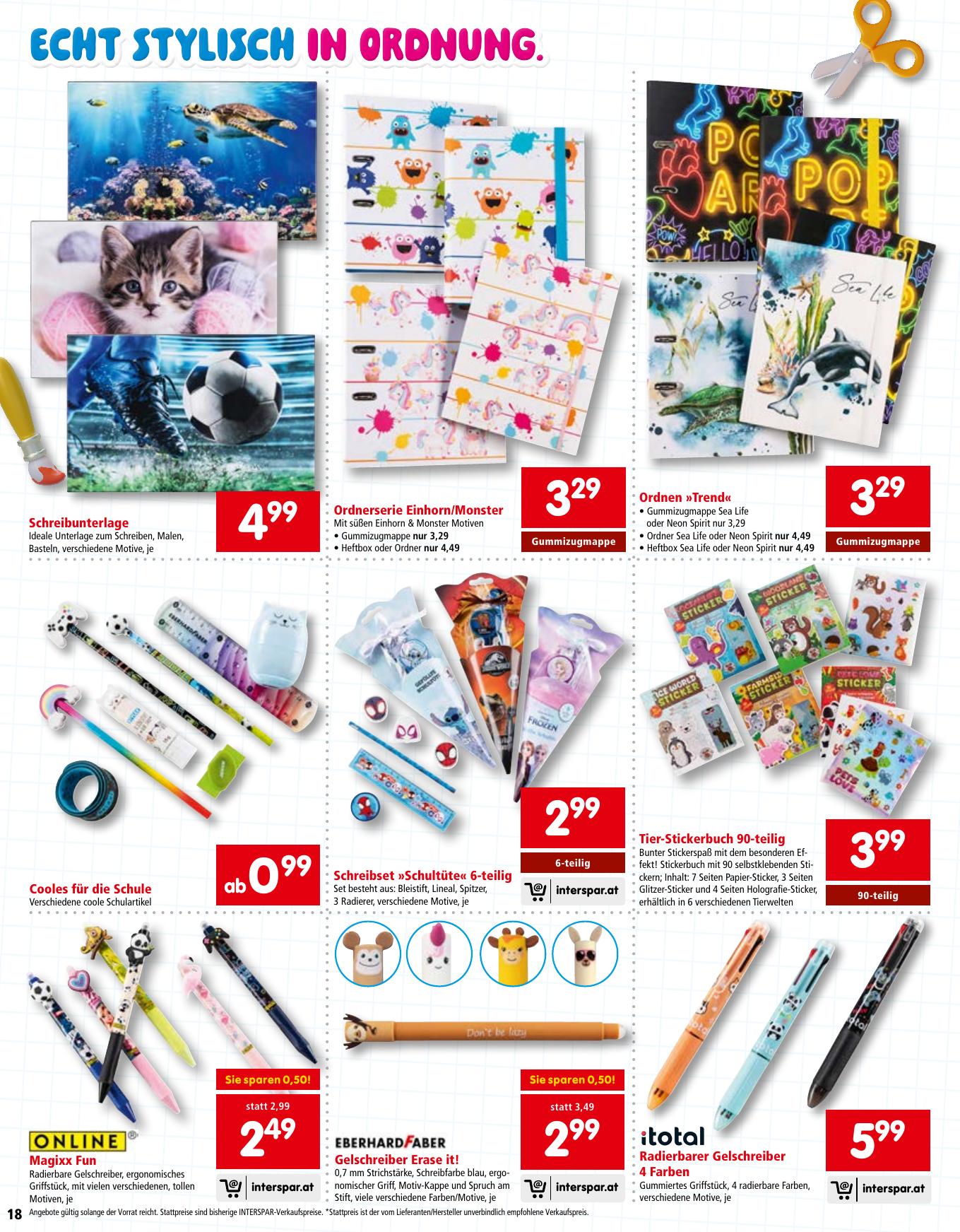 Interspar Katalog flyer page
