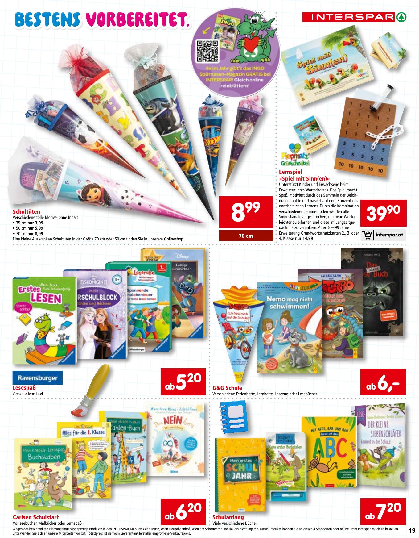 Interspar Katalog flyer page