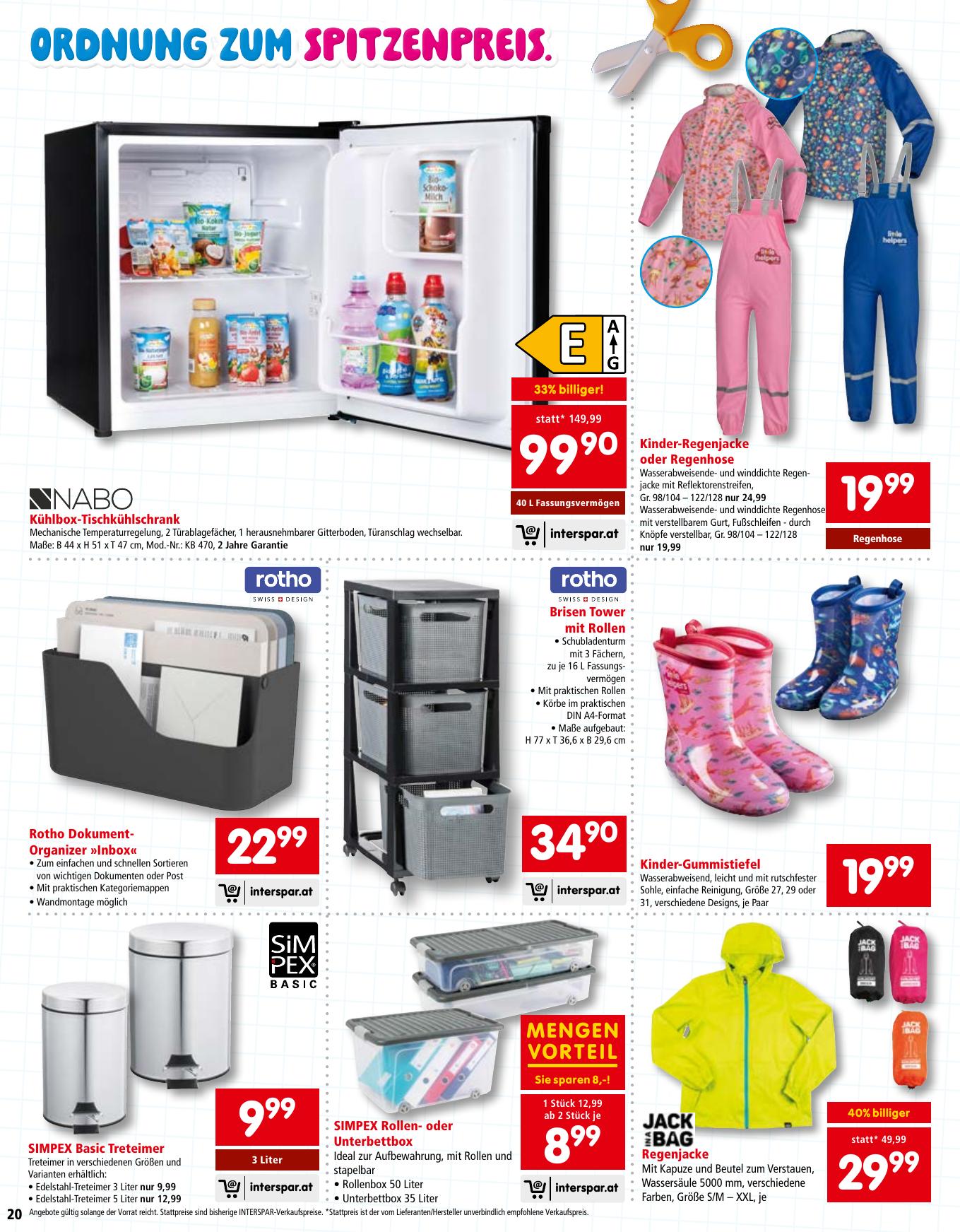 Interspar Katalog flyer page