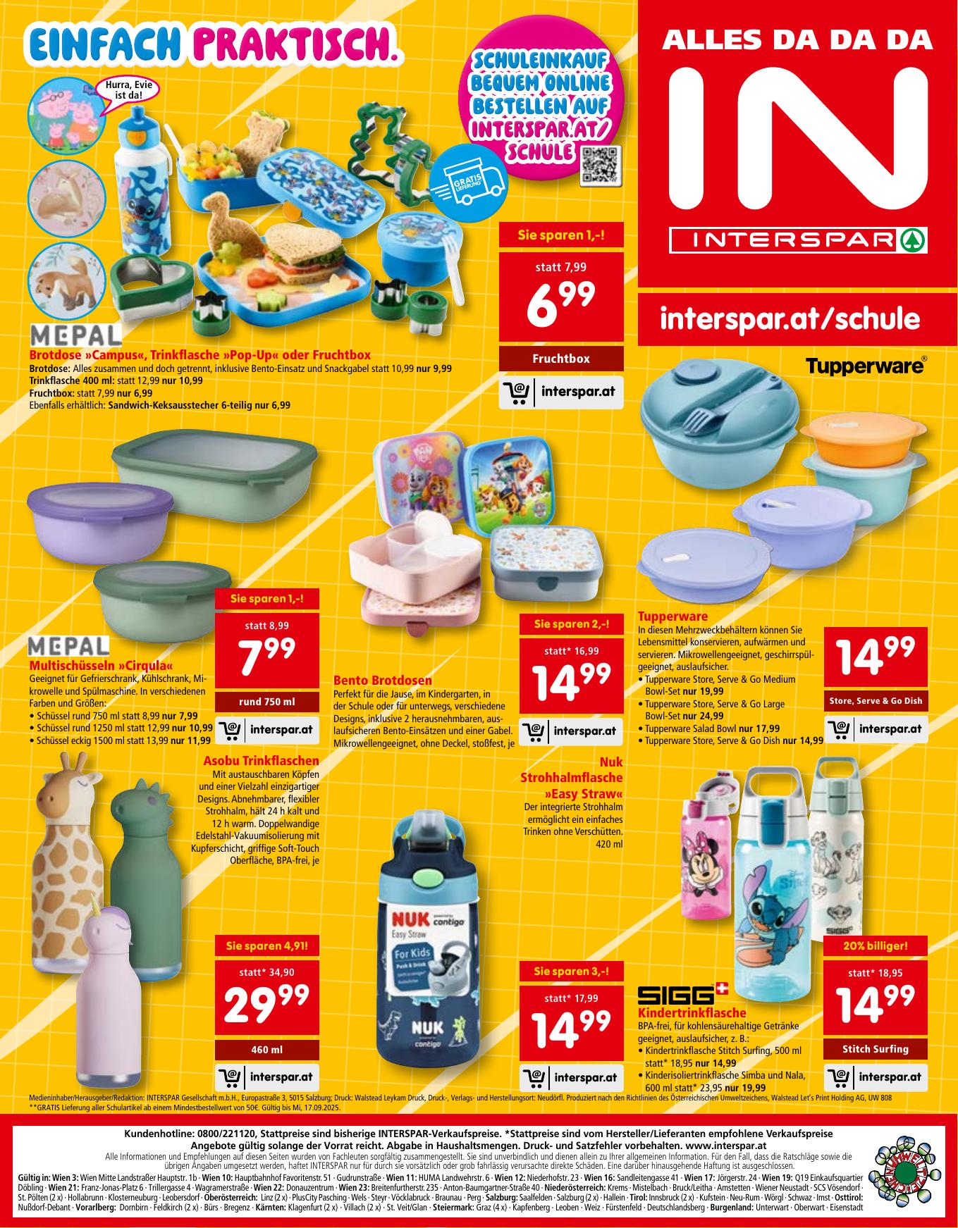 Interspar Katalog flyer page