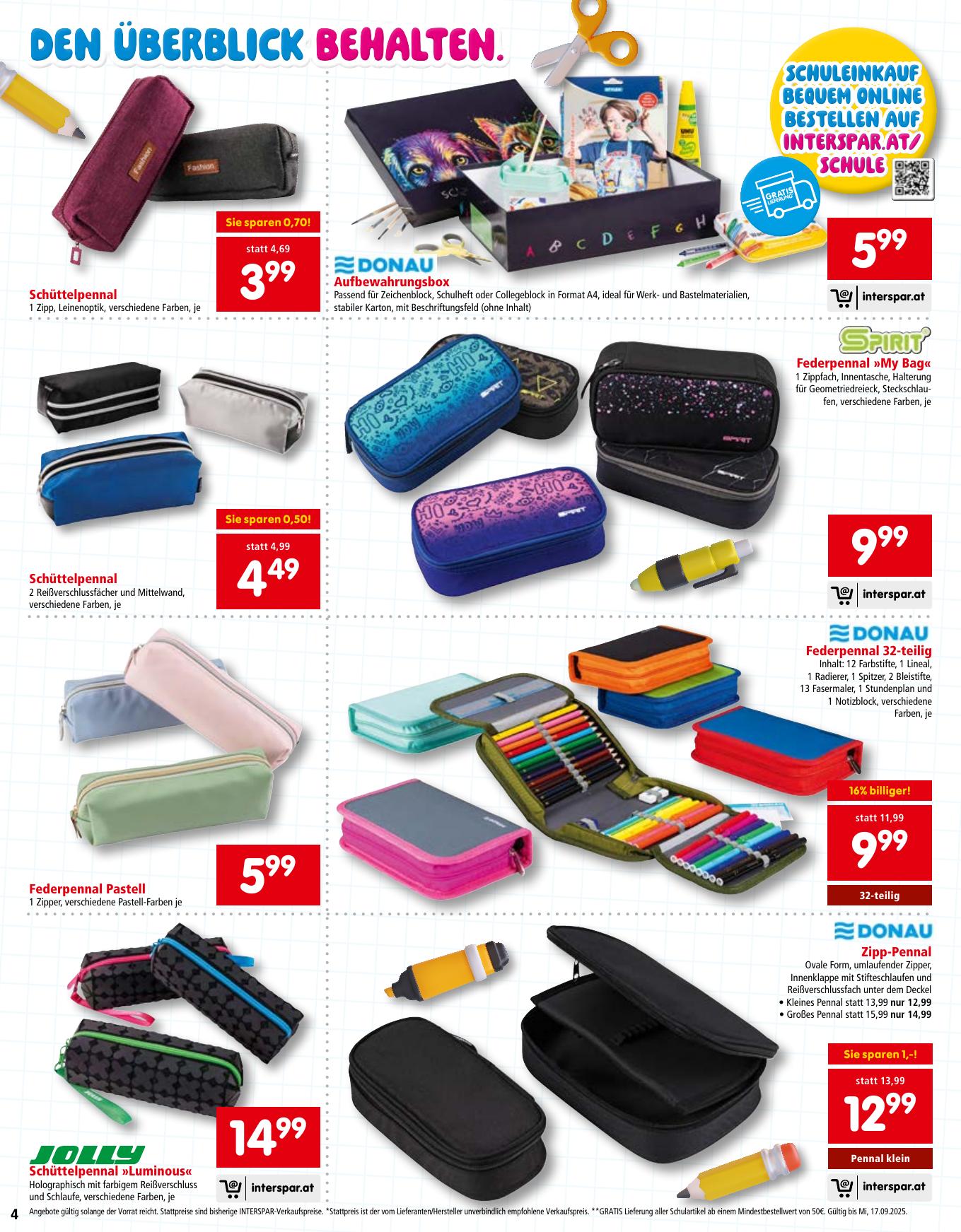 Interspar Katalog flyer page