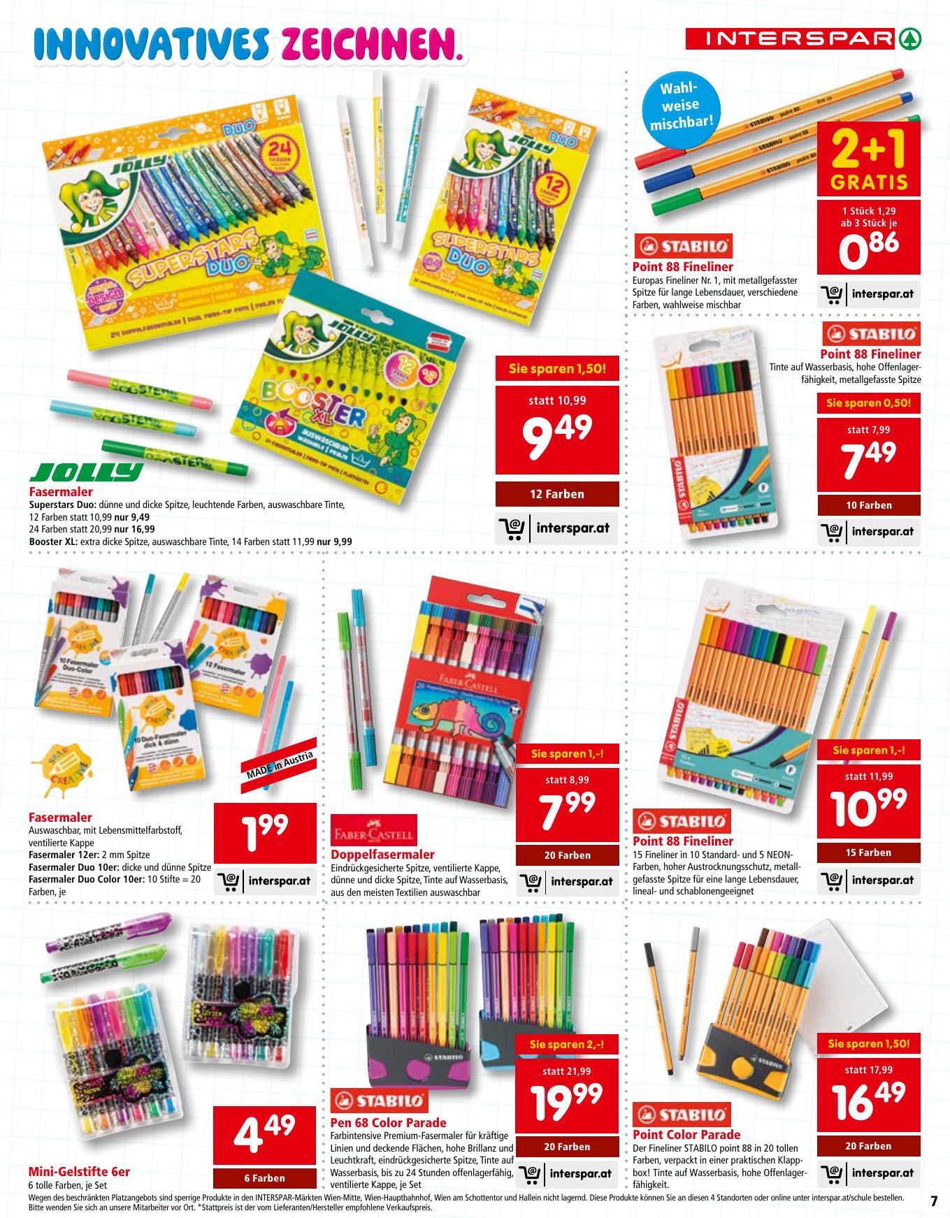 Interspar Katalog flyer page