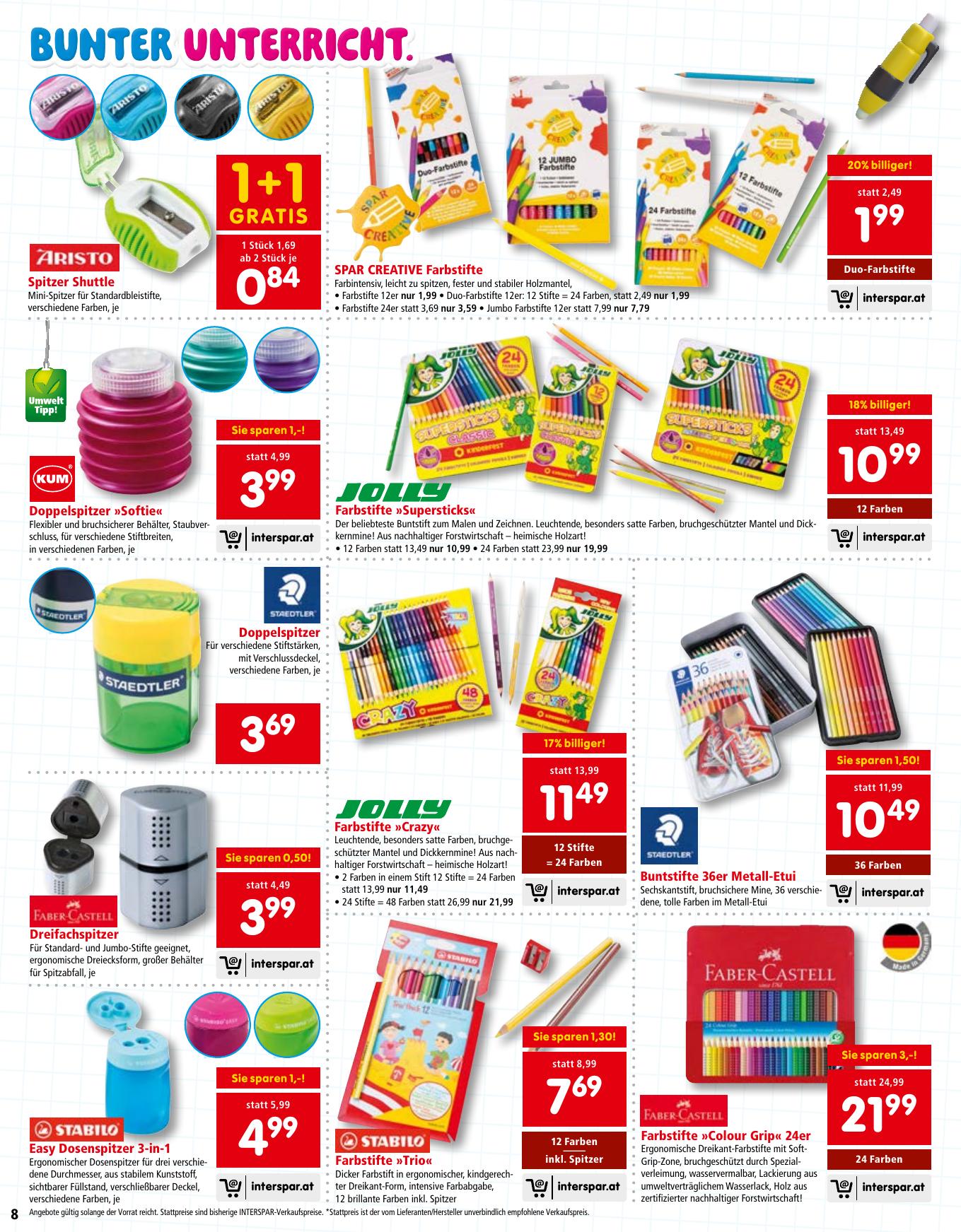 Interspar Katalog flyer page