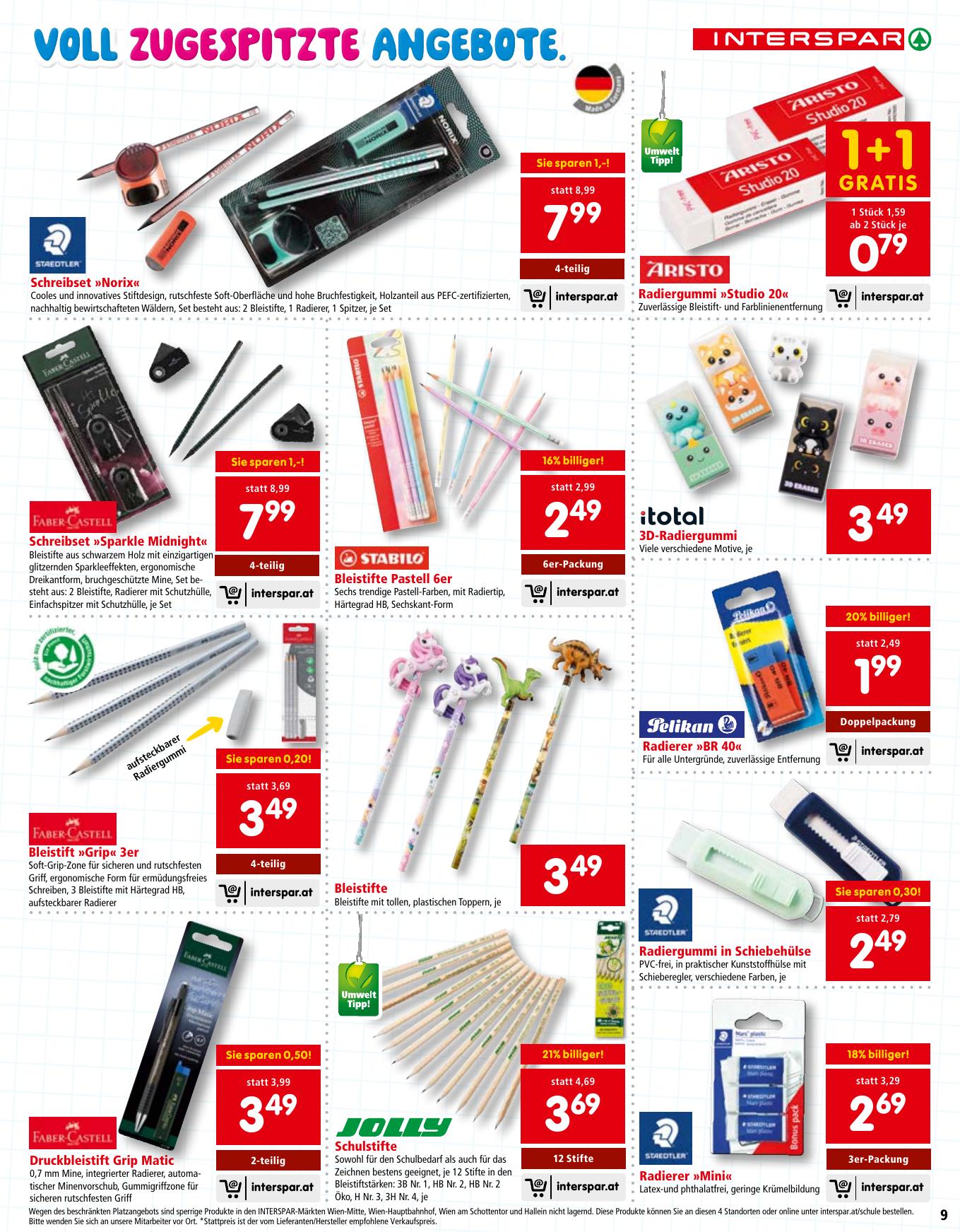 Interspar Katalog flyer page
