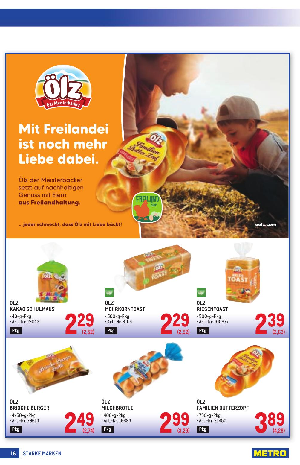 Metro Grosse Marken flyer page